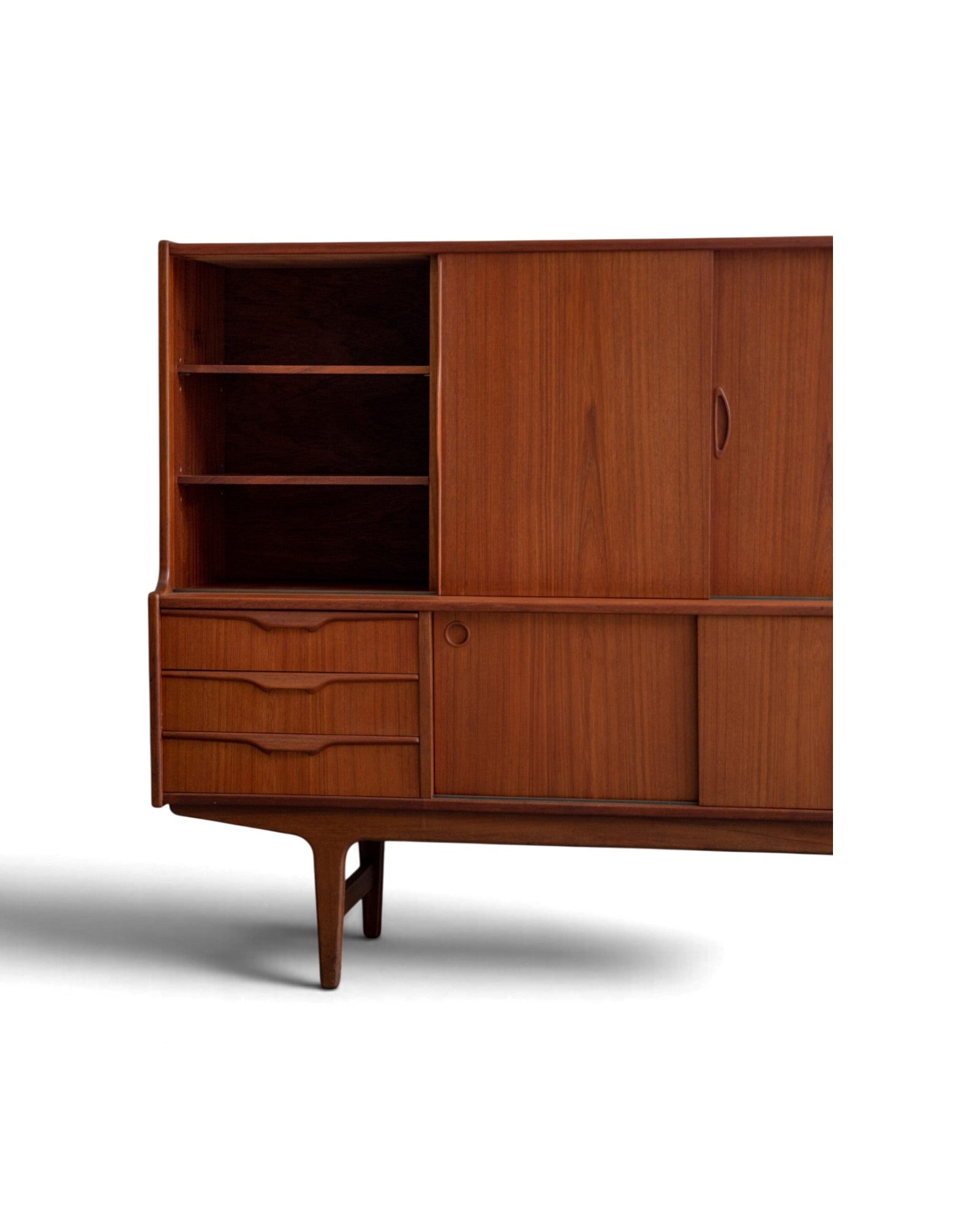 Danish High Sideboard in Teak