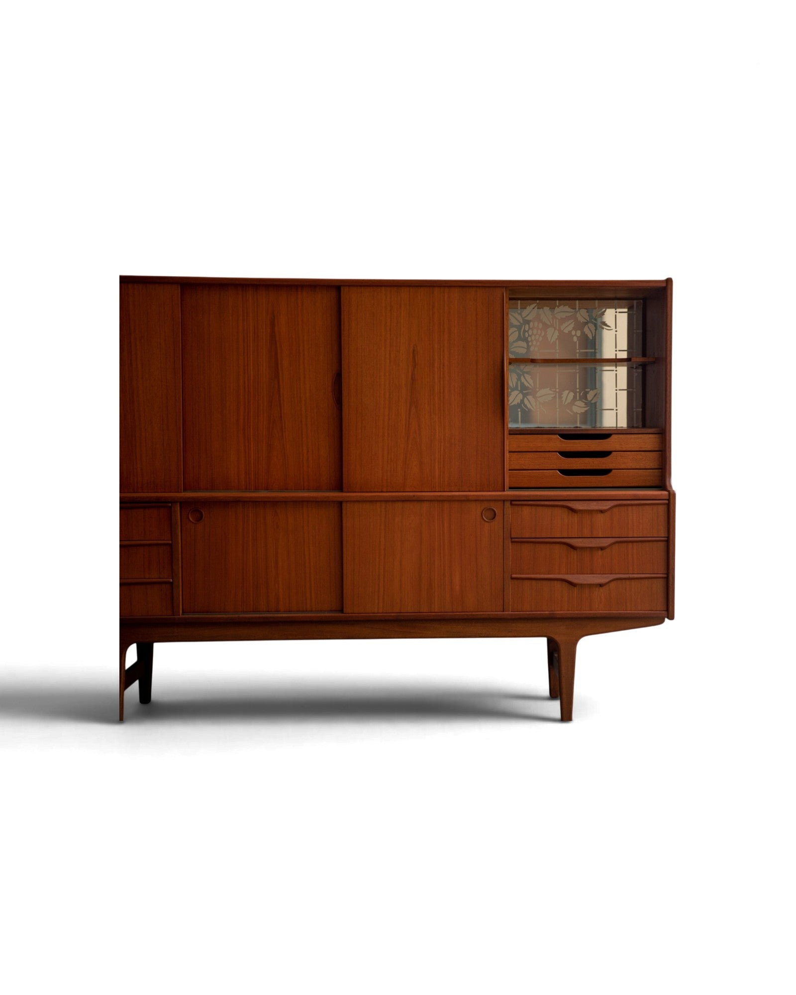 Danish High Sideboard in Teak