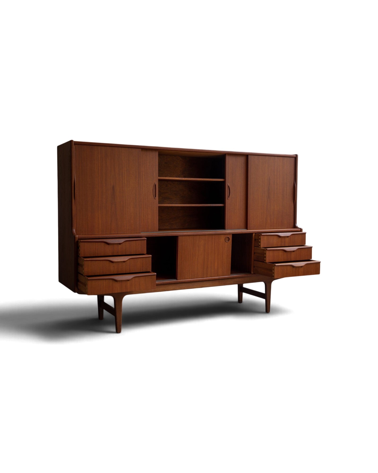 Danish High Sideboard in Teak