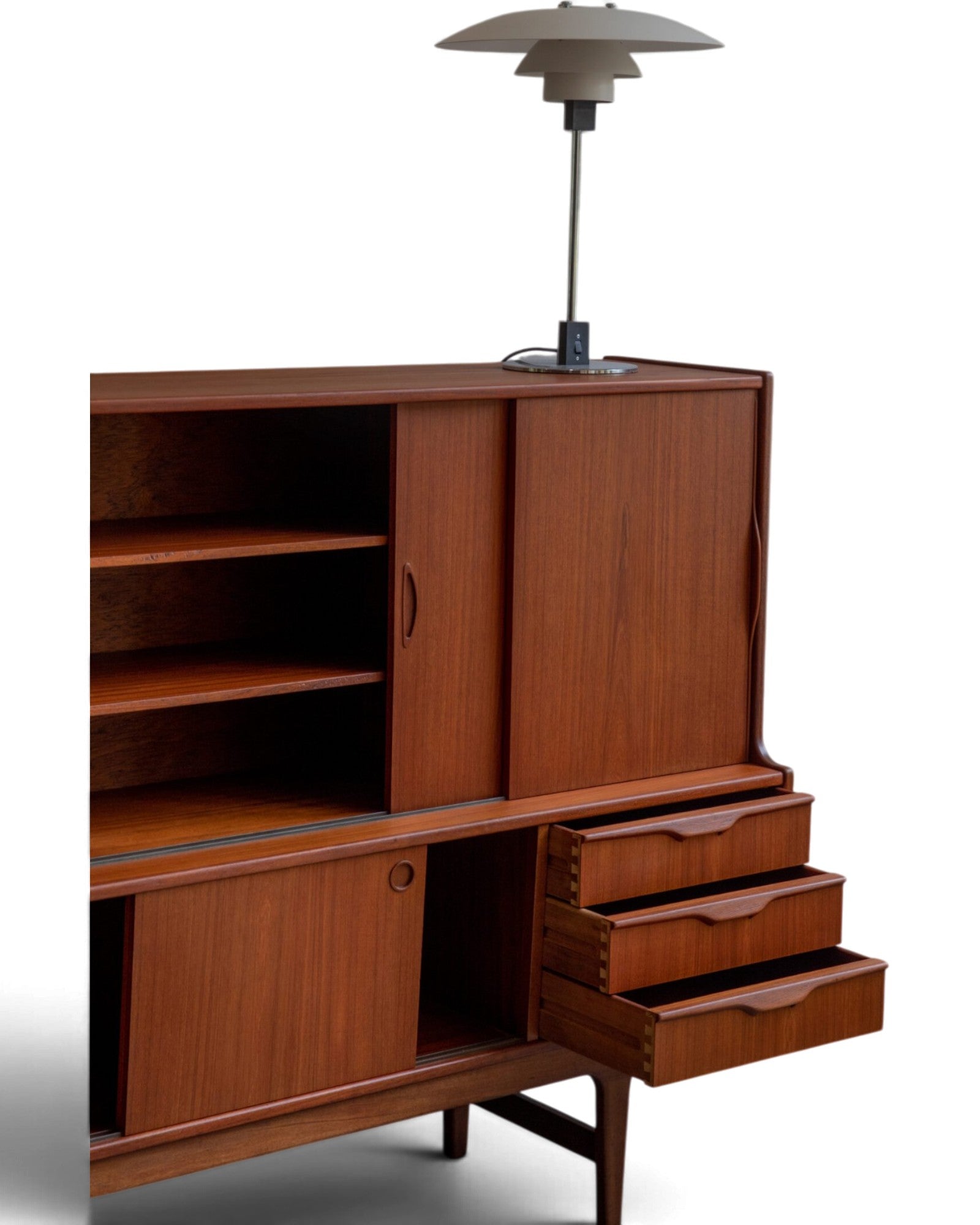 Danish High Sideboard in Teak