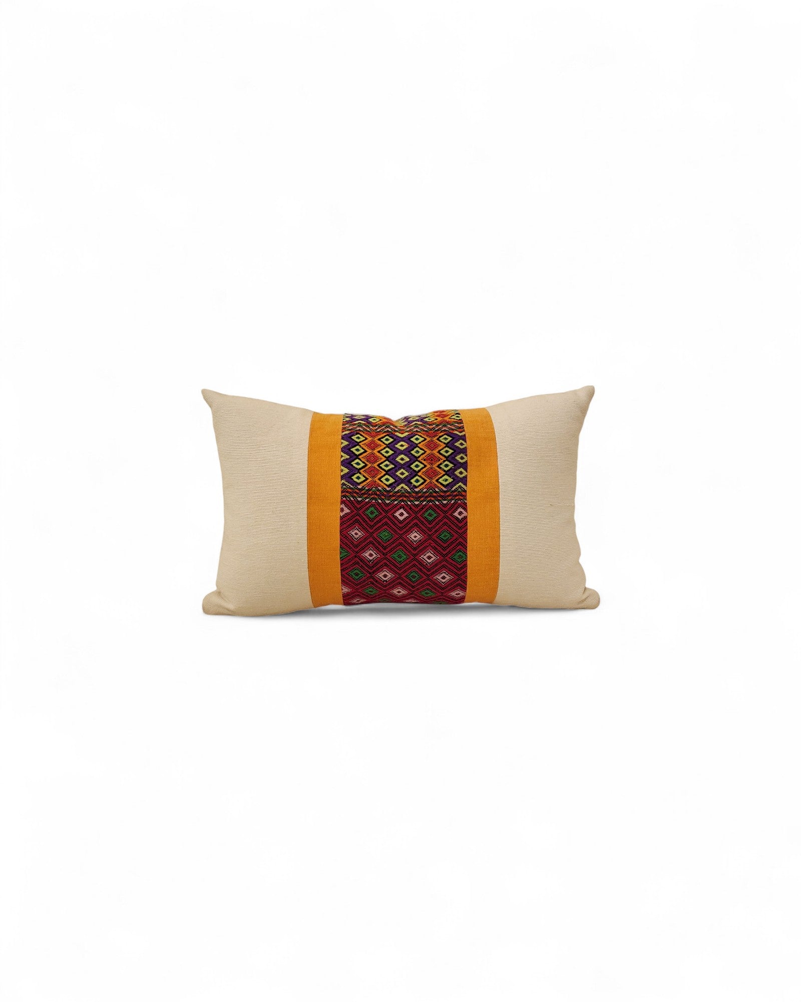 Chiang Mai Threads Lumbar Cushion - Cream