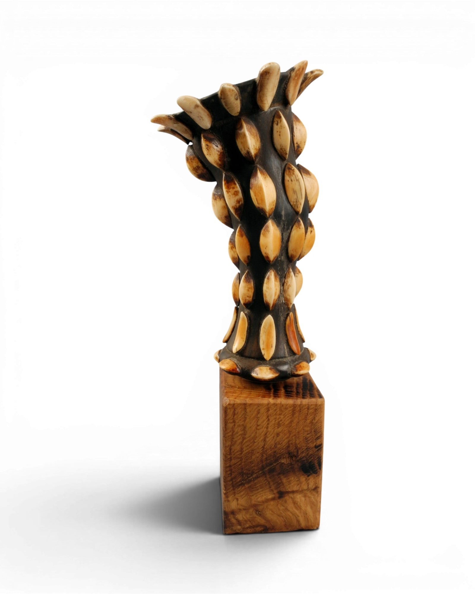 Balinese Kris Handle in Ebony Wood with Ivory Inlay - Surround Living - 2