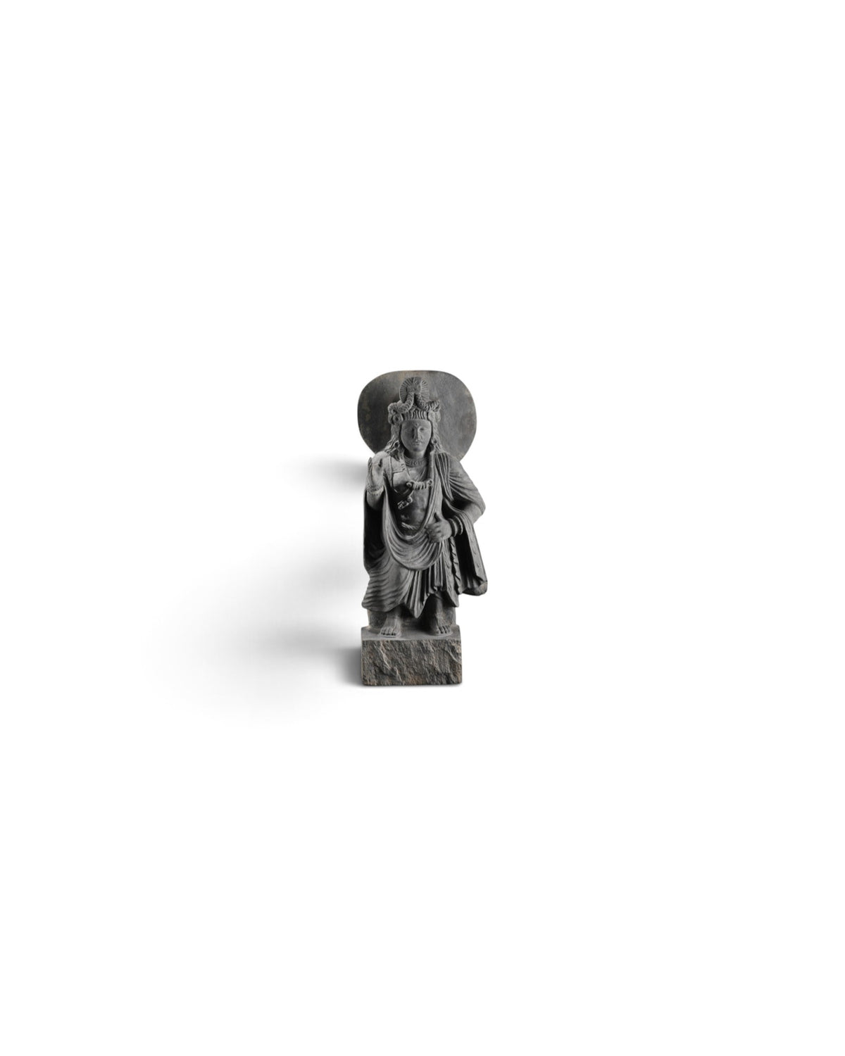 Gandharan Sculpture of a Standing Bodhisattva Maitreya