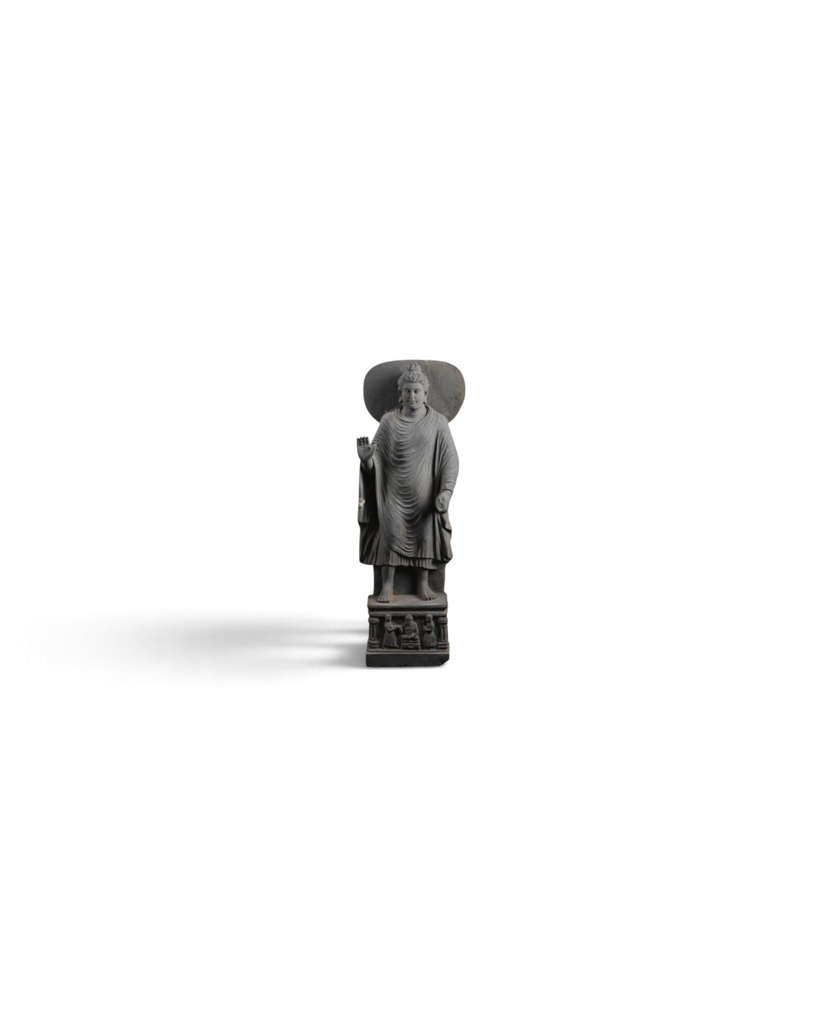 Ancient Gandhara Schist Figure of Standing Buddha