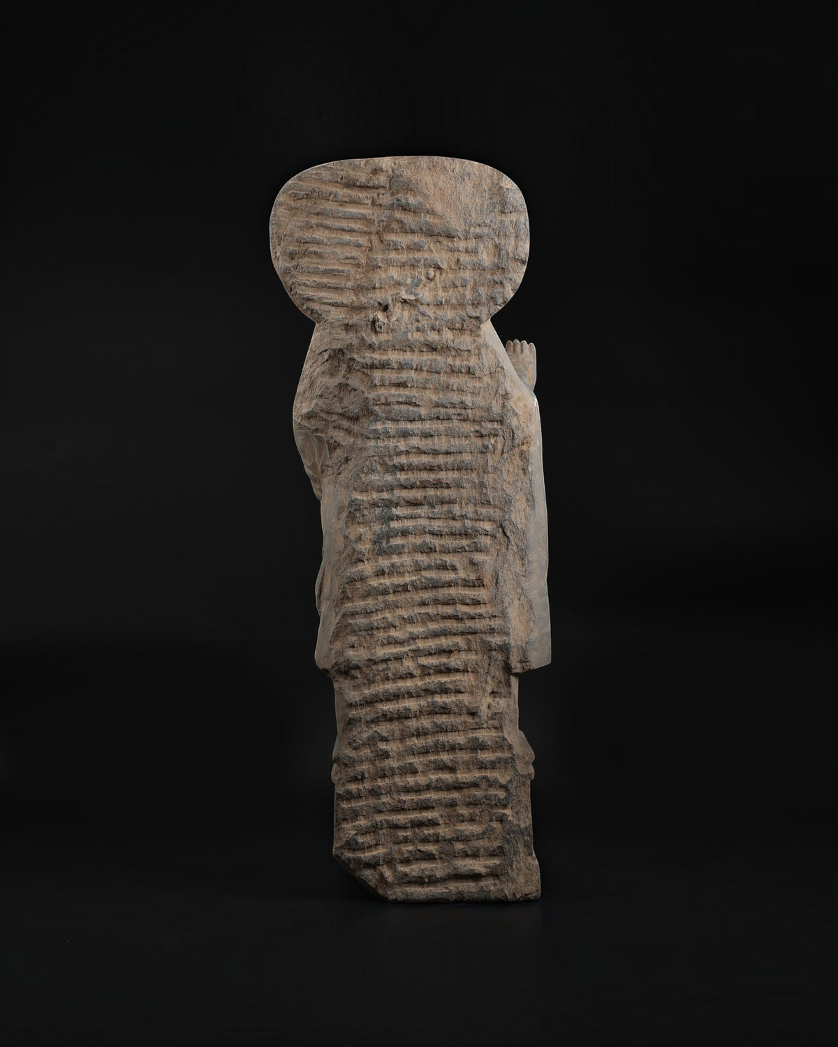 Ancient Gandhara Schist Figure of Standing Buddha