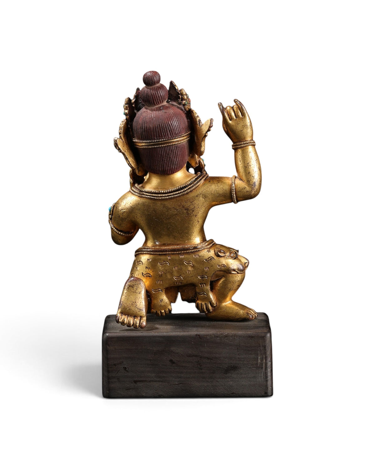 Ancient Himalayan Tibetan Buddhist Bronze Sculpture of Mahakala