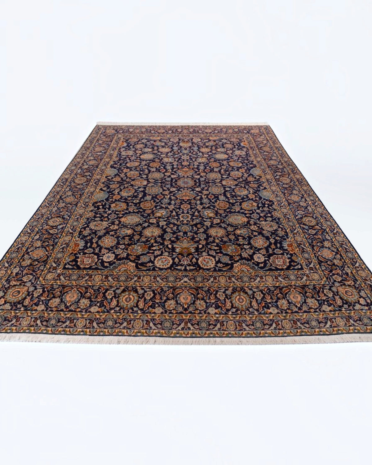 Vintage Manchester Kashan Persian Carpet | 400 x 320 cm - Surround Living - 3