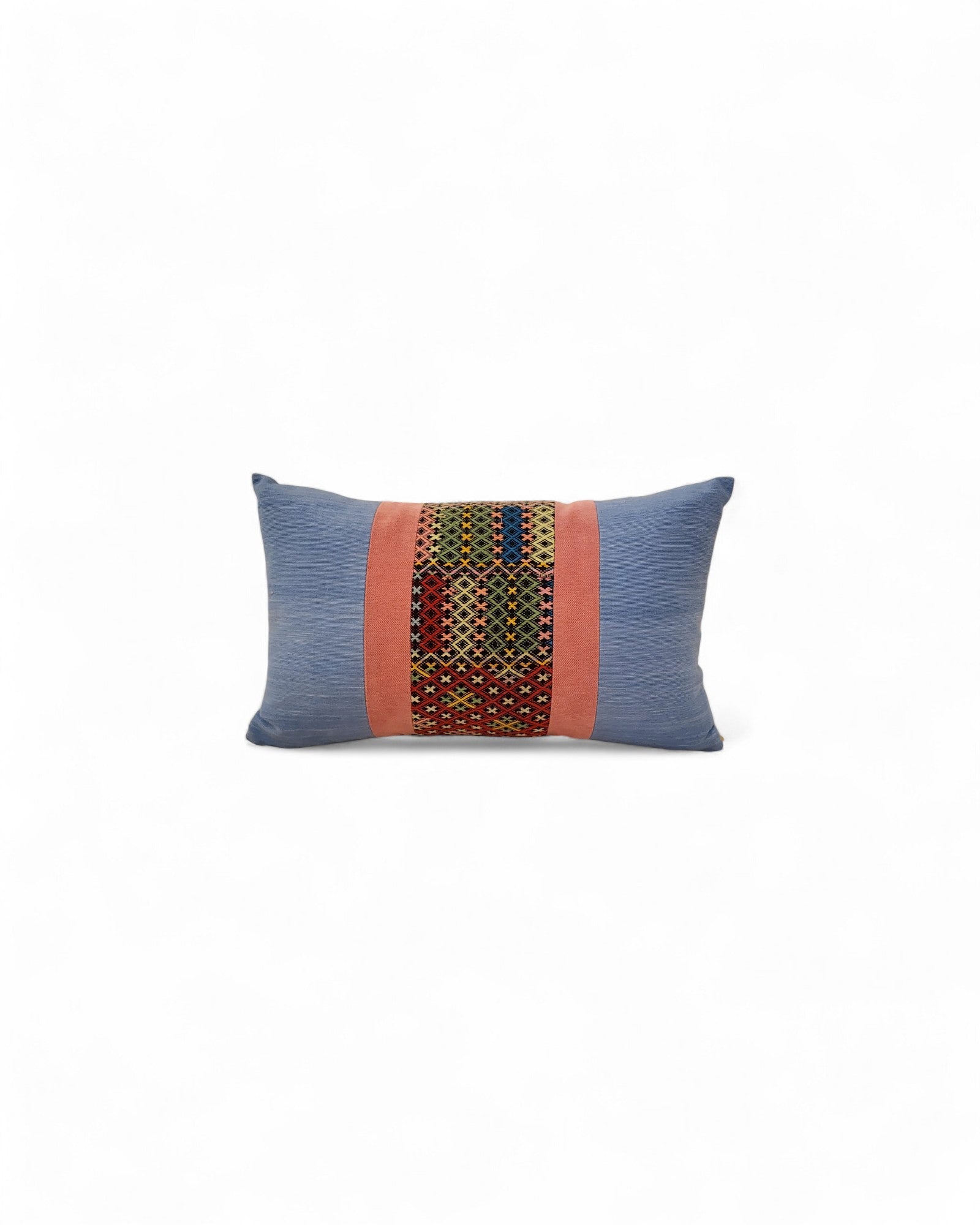Chiang Mai Threads Lumbar Cushion - Light Blue