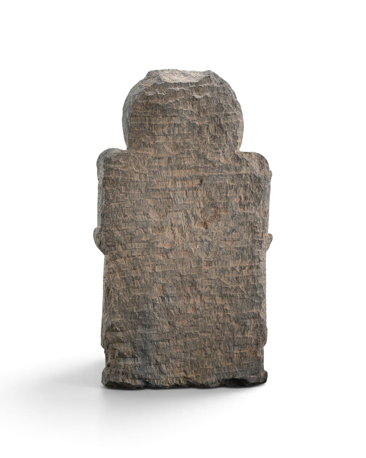 Rare Gandhara Stone Schist with Buddha Carved Scenes on Both Sides