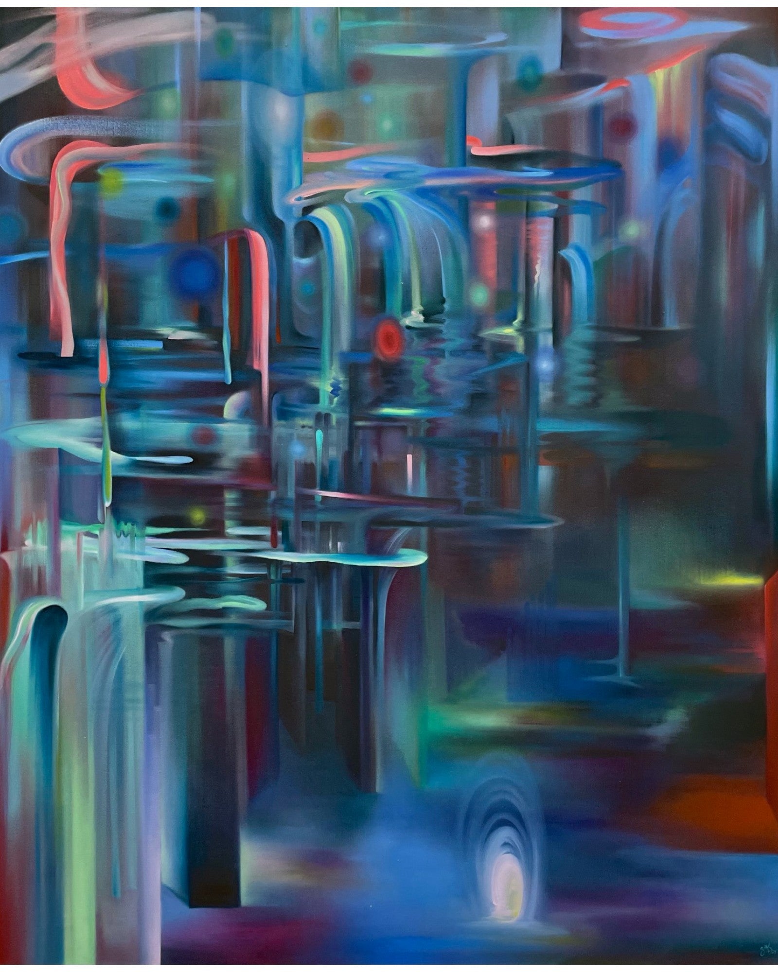 Towering Colours - [Framed]