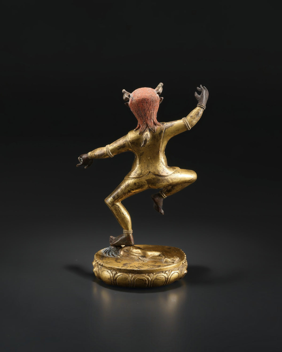 Old Tibetan Sino Tibetan Statue of Rksavaktra Dakini