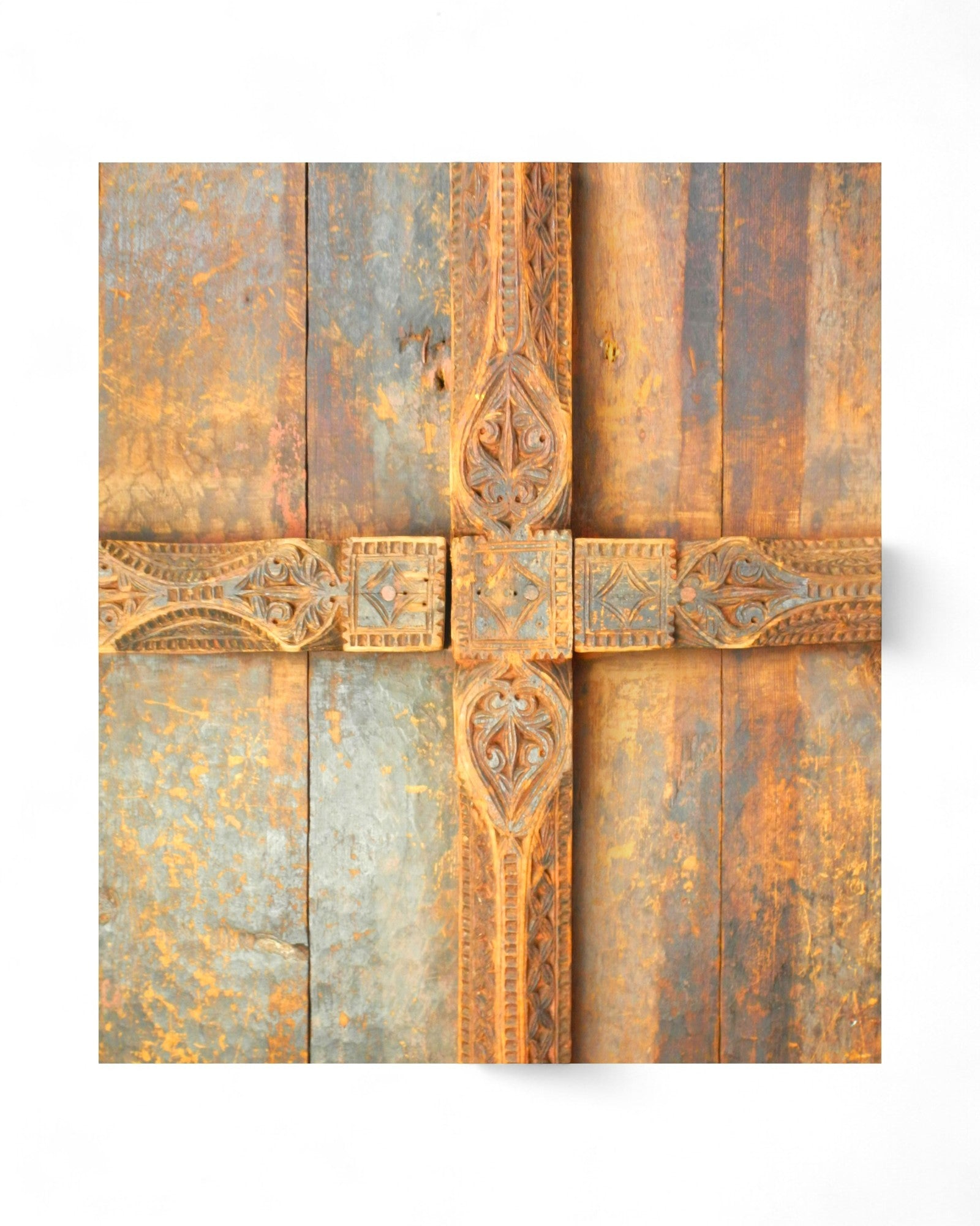 Carved Cedar Door By Master Carpenter Mohammad Jan — Swat Valley