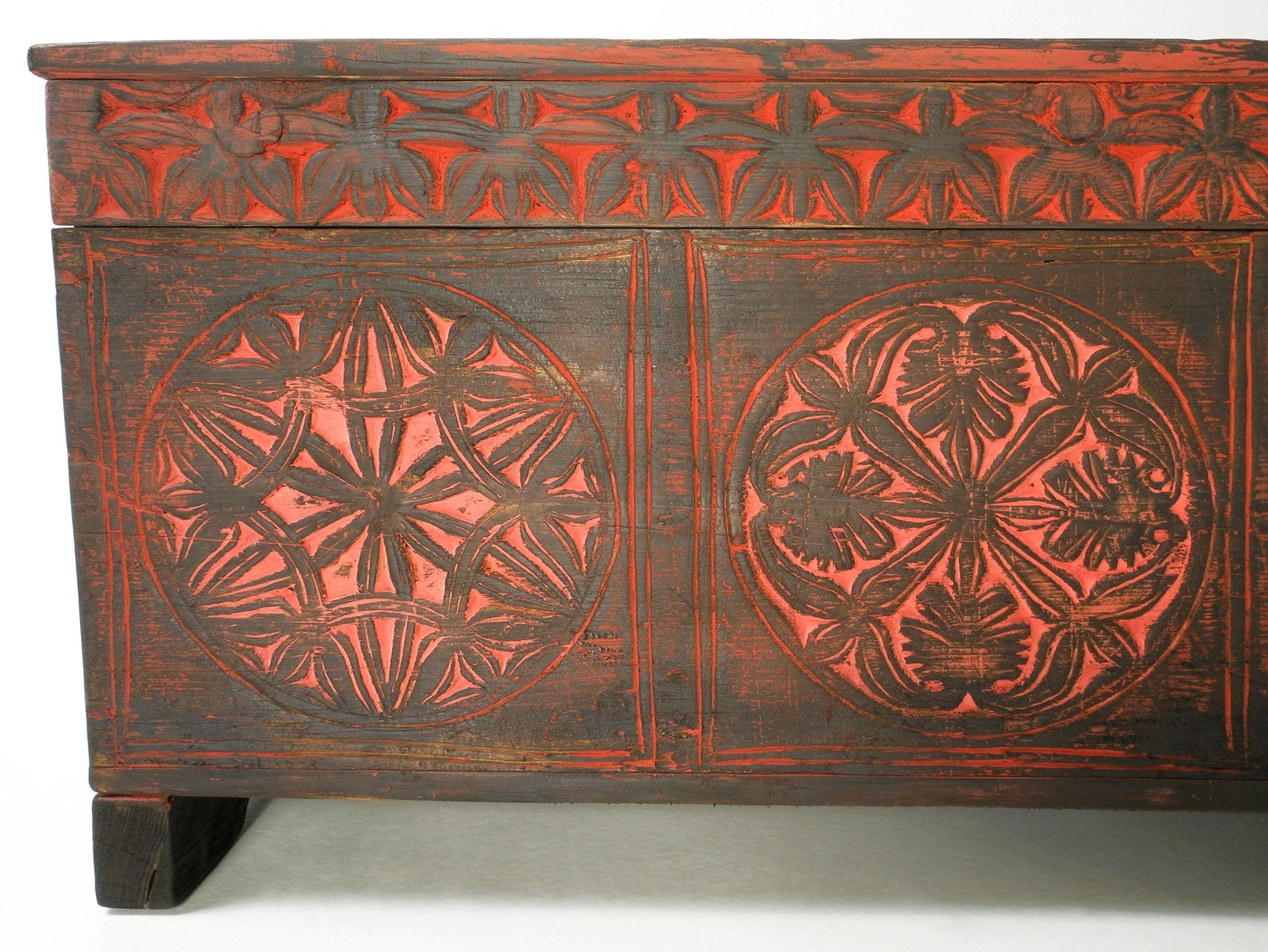 Swat Valley Low Chest in Carved Cedar - Surround Living - 7