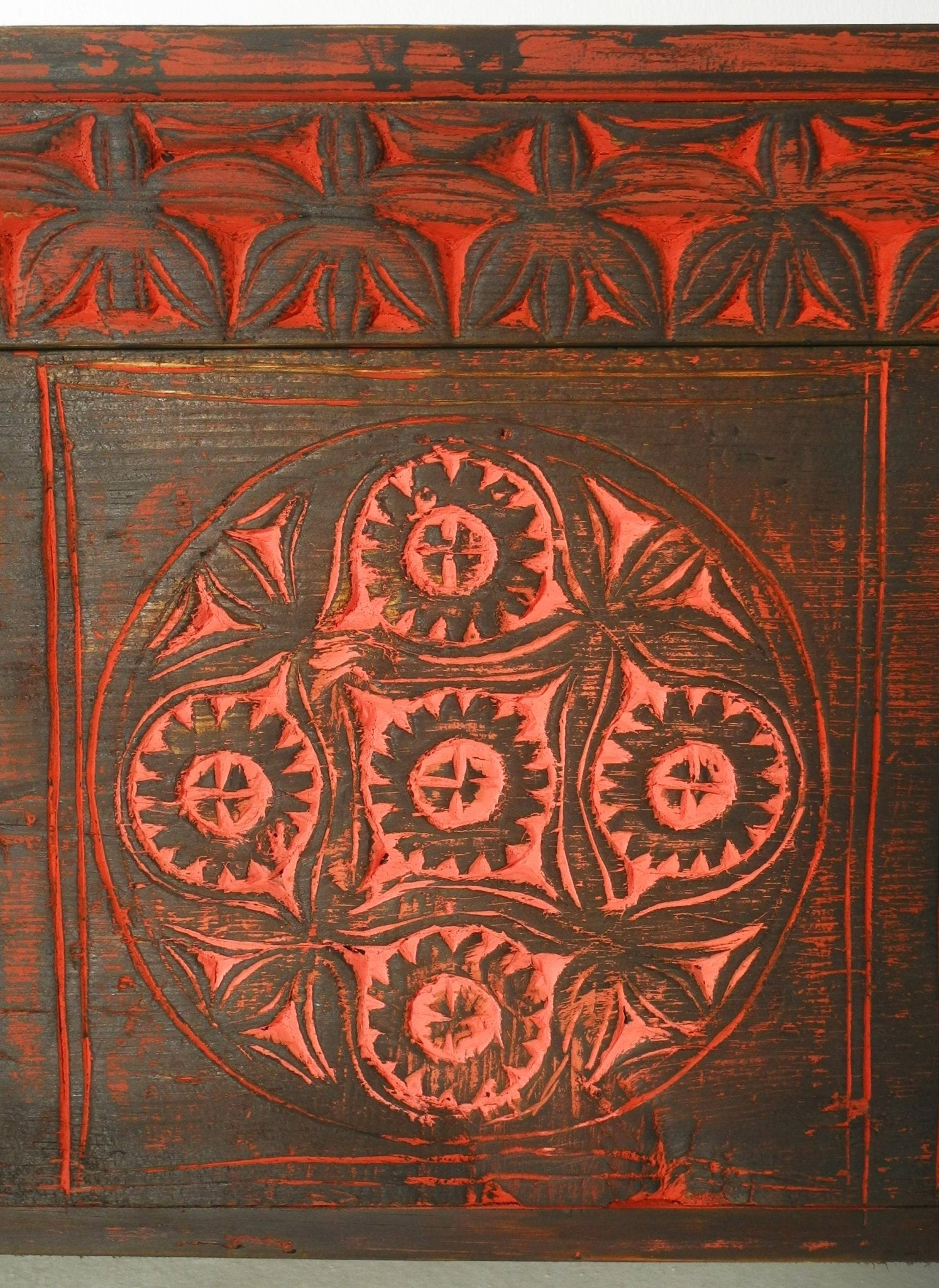 Swat Valley Low Chest in Carved Cedar - Surround Living - 5