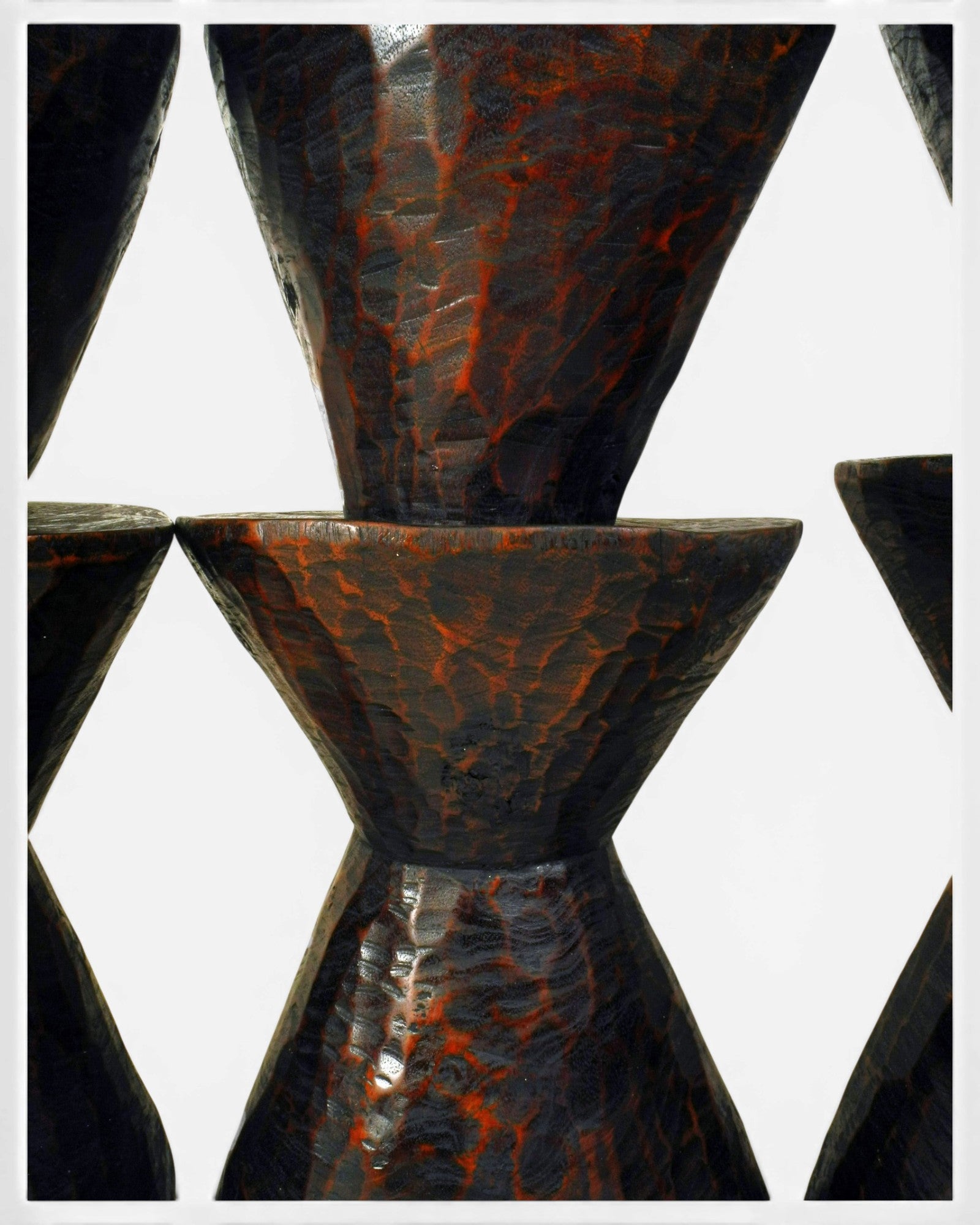 Set of Four Ethiopian - Style Monoxylous Bar Stools - Surround Living - 6