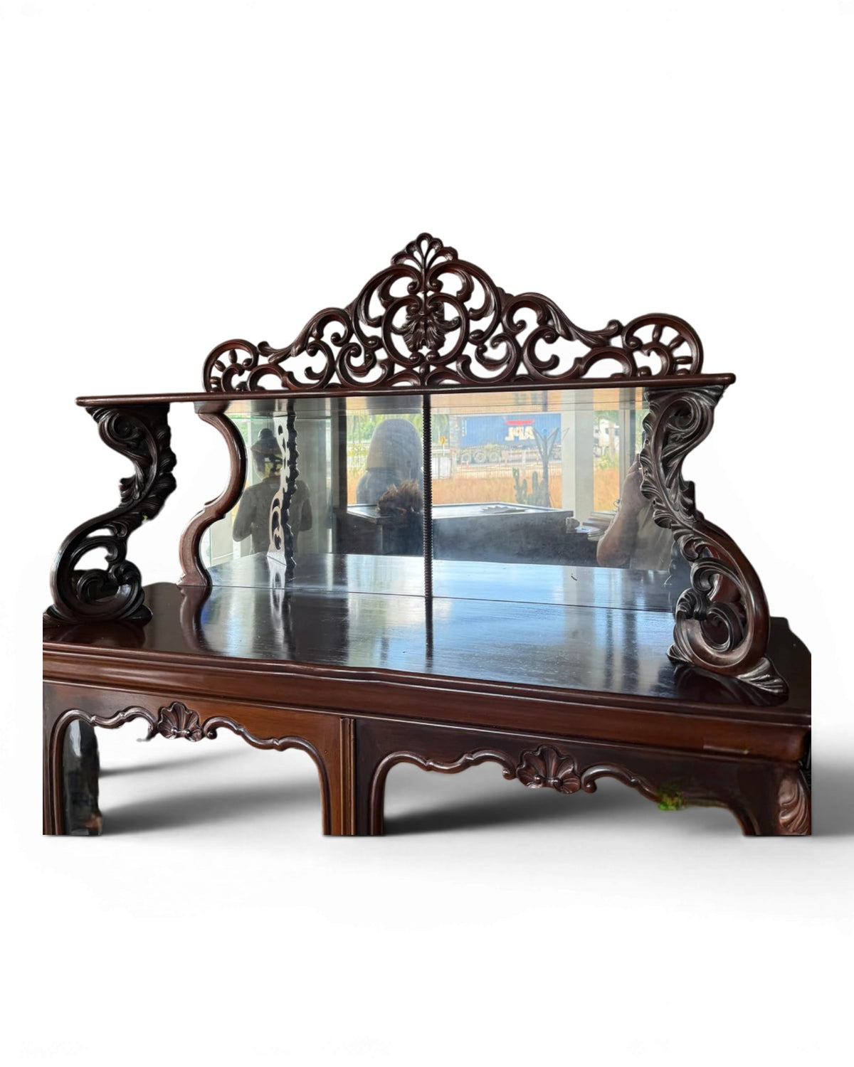 19th Century Dutch Mahogany Display Cabinet - Surround Living - 4