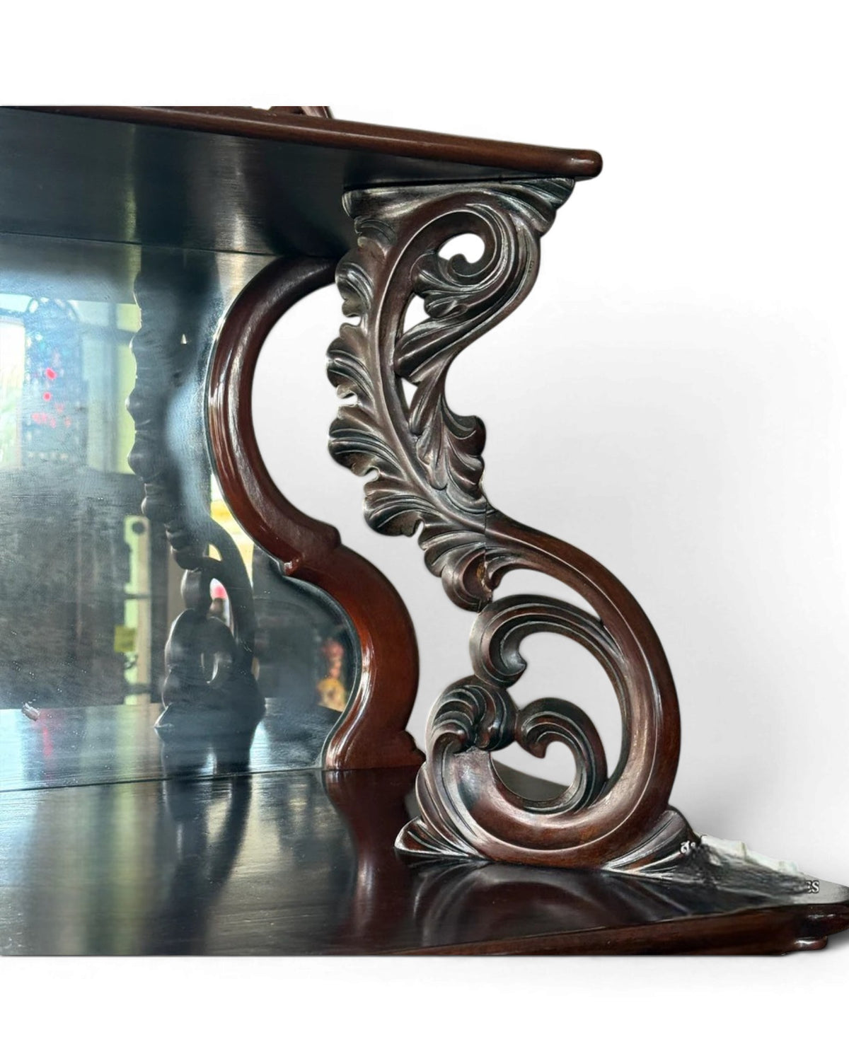 19th Century Dutch Mahogany Display Cabinet - Surround Living - 7