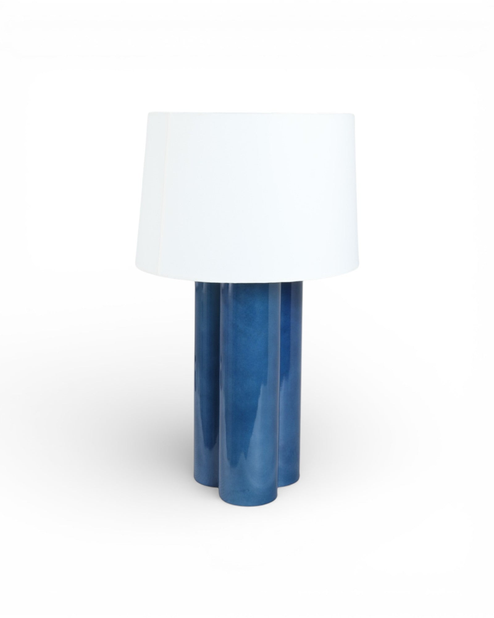 Three Dots Parchment Table Lamp - Azure Blue - Surround Living - 2