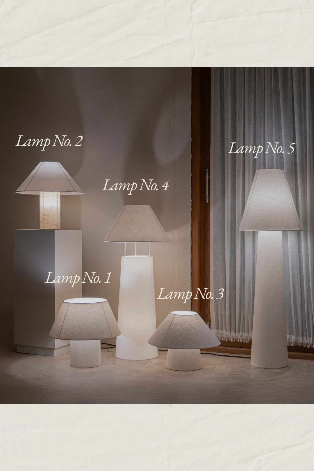 Fabric Lamp No. 05
