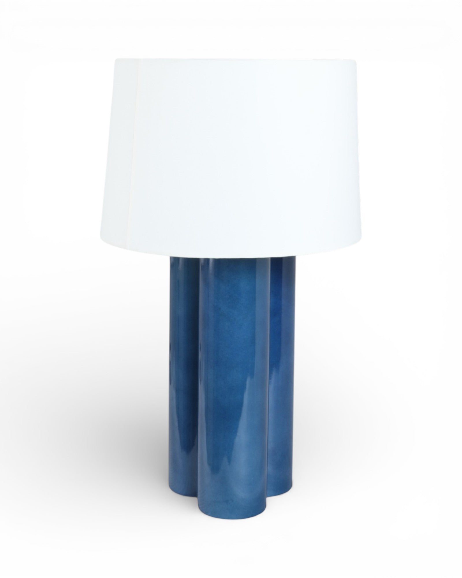 Three Dots Parchment Table Lamp - Azure Blue - Surround Living - 5