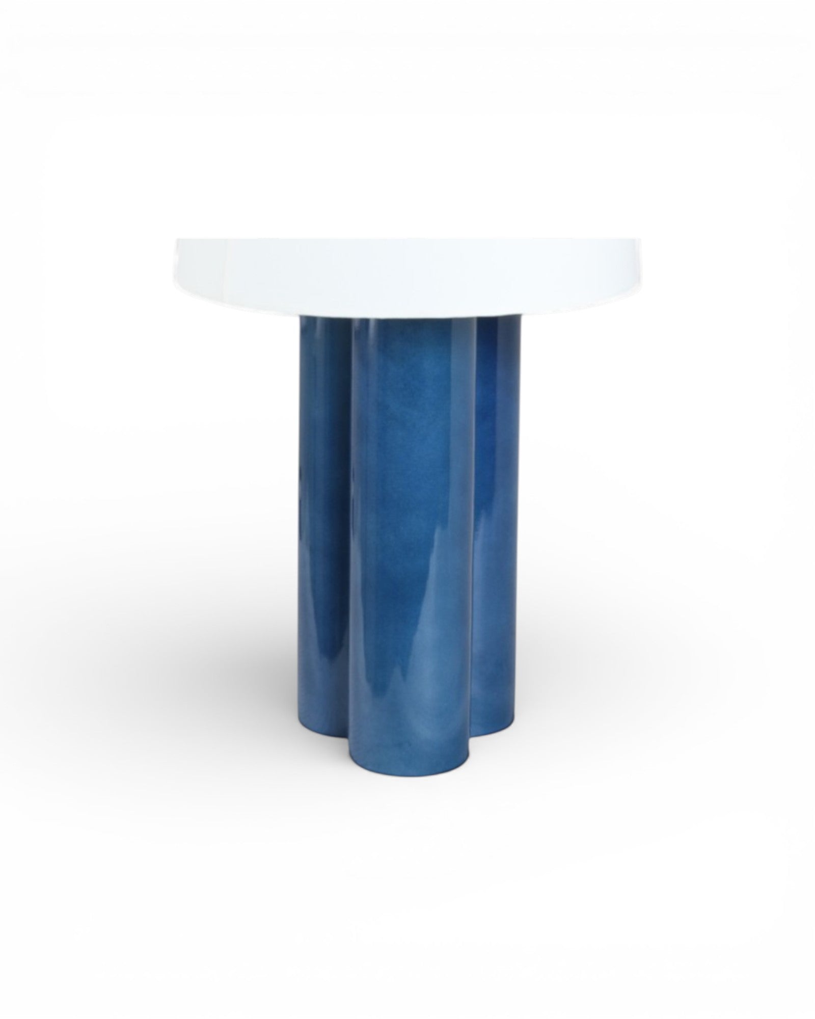 Three Dots Parchment Table Lamp - Azure Blue - Surround Living - 3
