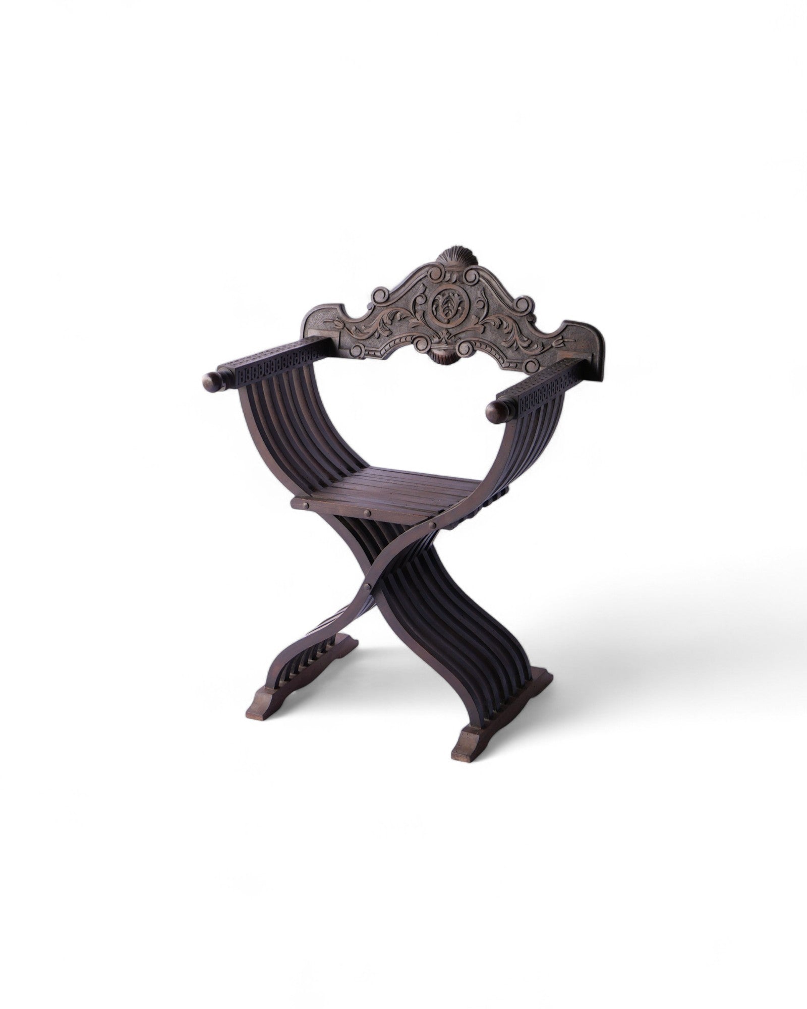 Renaissance Revival Savonarola Armchair