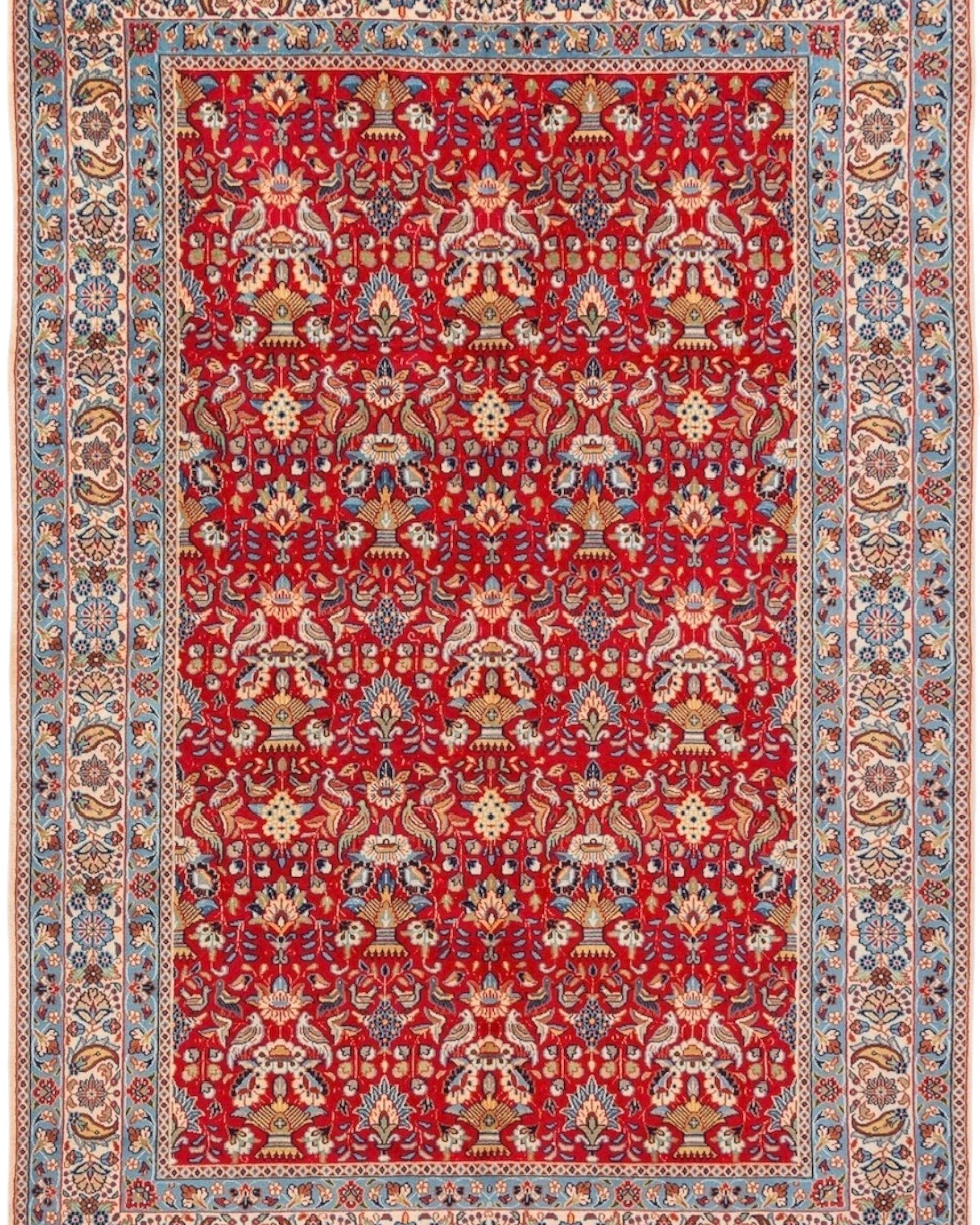 Vintage Persian Carpet.Rare Bird of Paradise l 290 x 185 cm. - Surround Living - 2