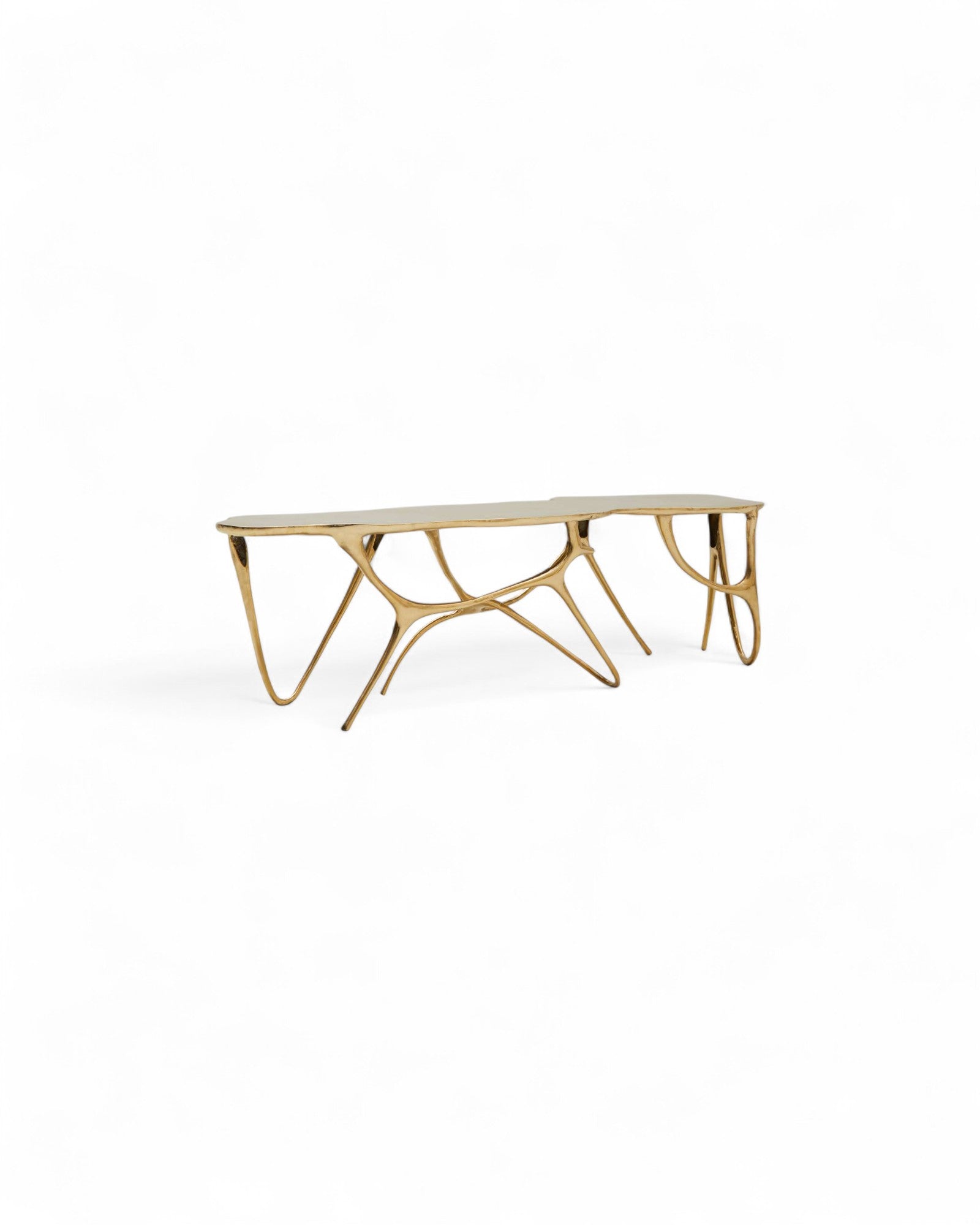 Ink Bench Brass Top M0170 - Gold