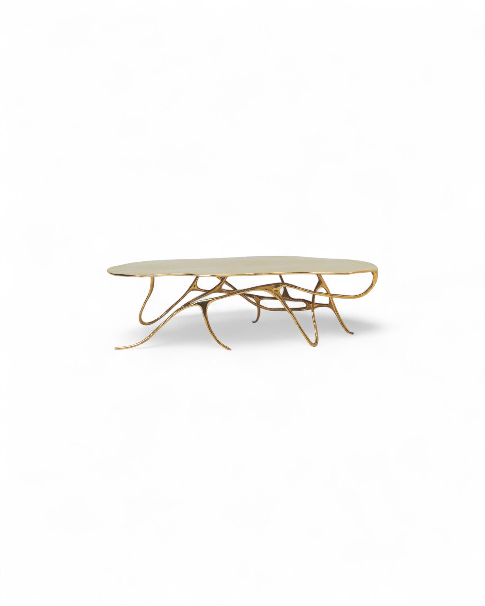 Ink Coffee Table - Polished Brass
