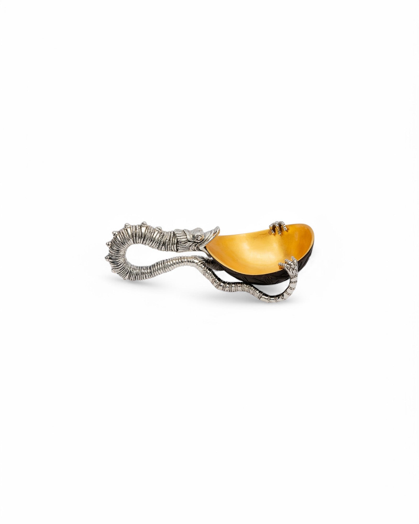 Dragon -Handled Coconut Bowl