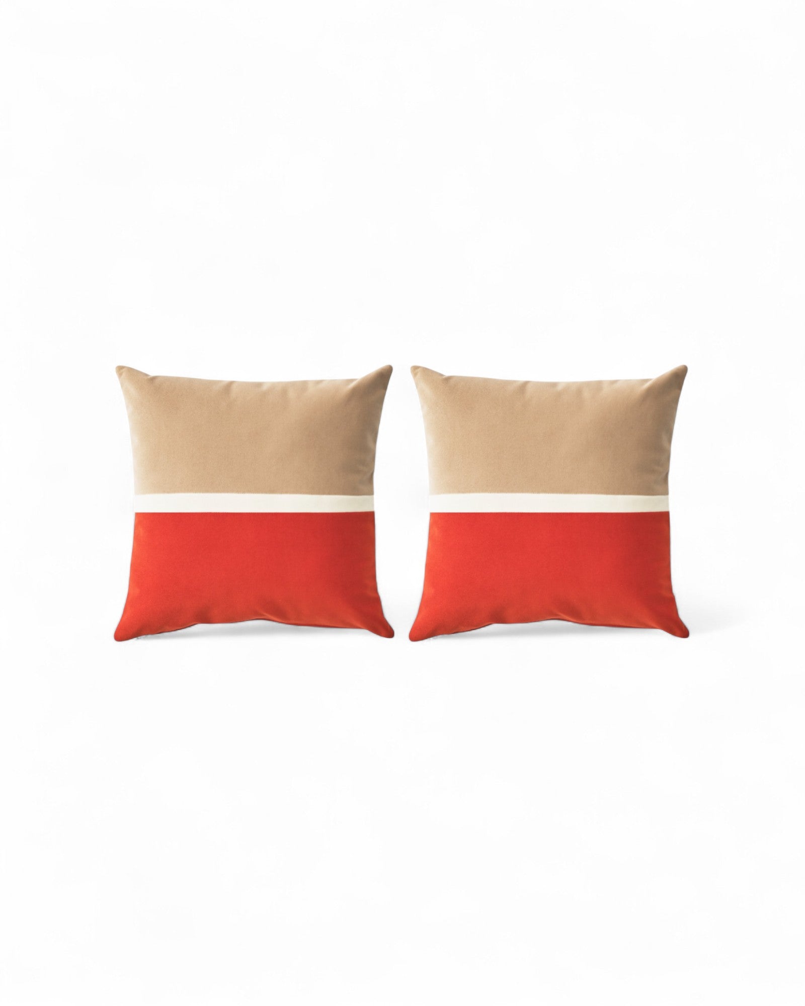 SUNTUR x Vertier Instead of You Cushions, Earl Grey, Vanilla & Tomato - Set of 2