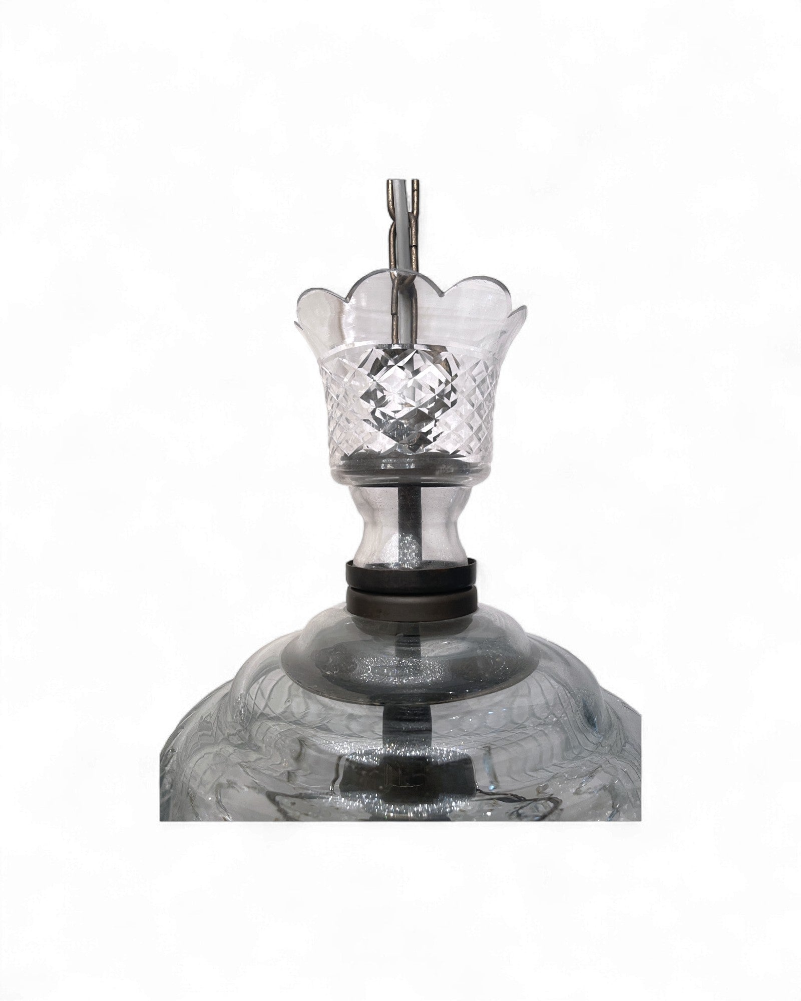 Vintage Dome-Top “Wedding Cake” Bohemian Crystal Chandelier