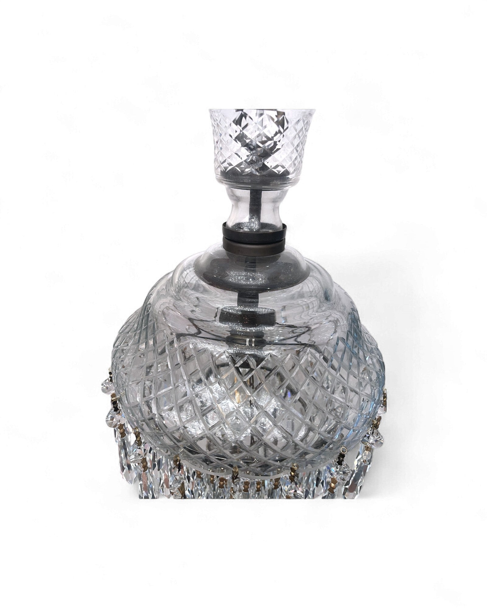 Vintage Dome-Top “Wedding Cake” Bohemian Crystal Chandelier