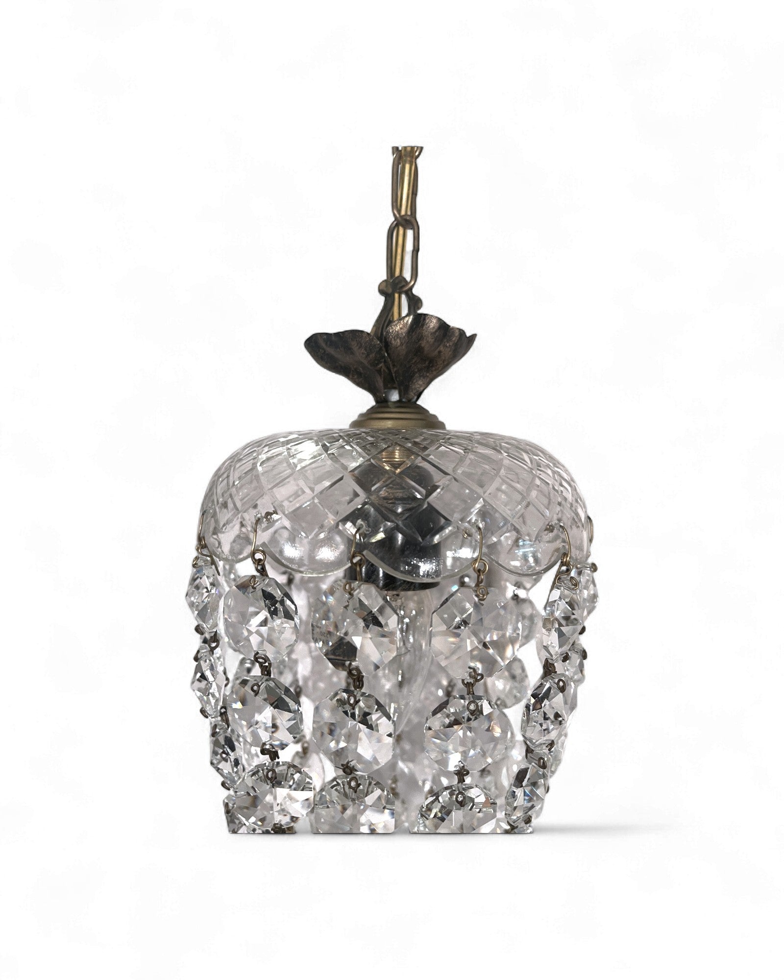 Vintage Kristallboll “Crystal Ball” Pendant Light