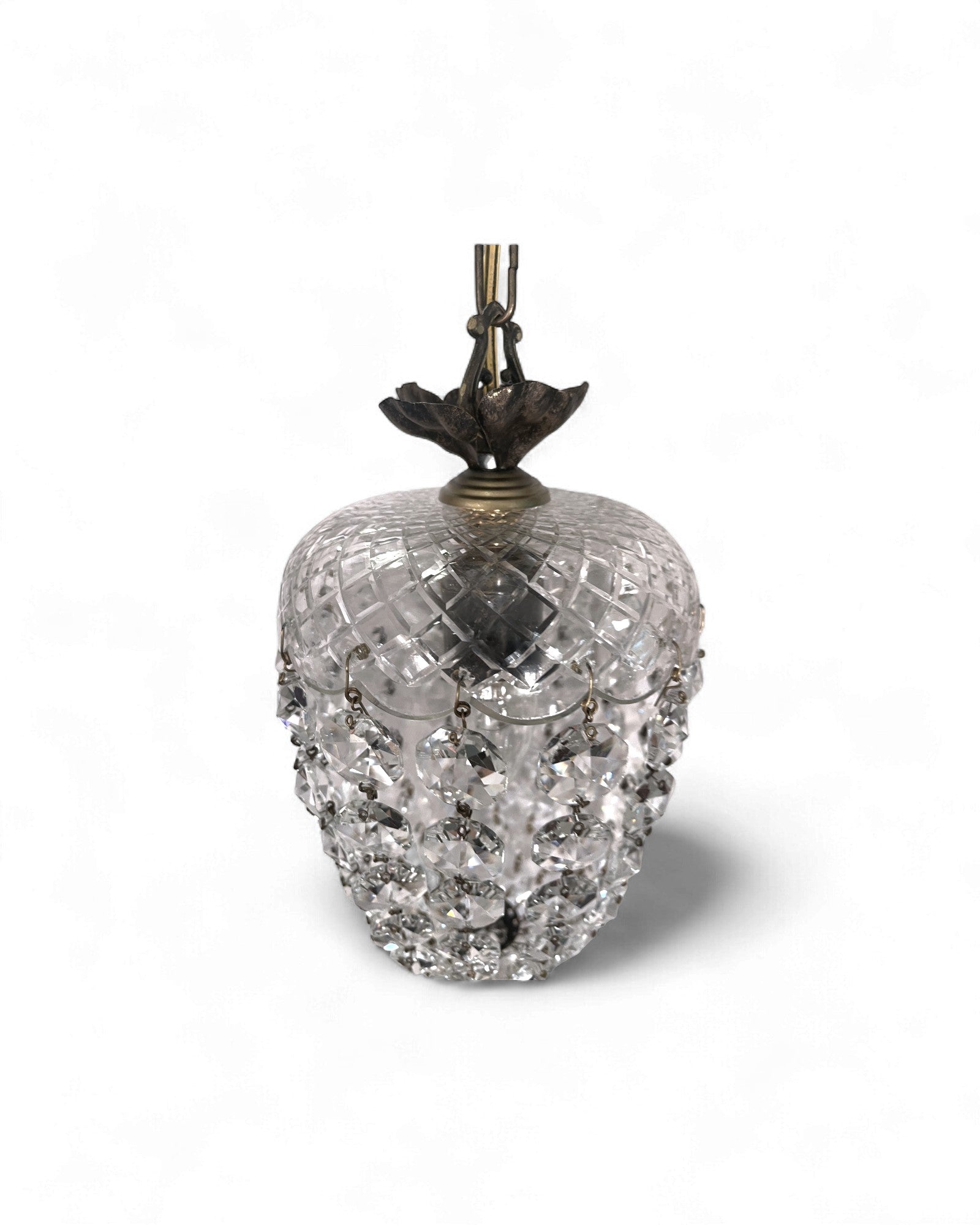 Vintage Kristallboll “Crystal Ball” Pendant Light