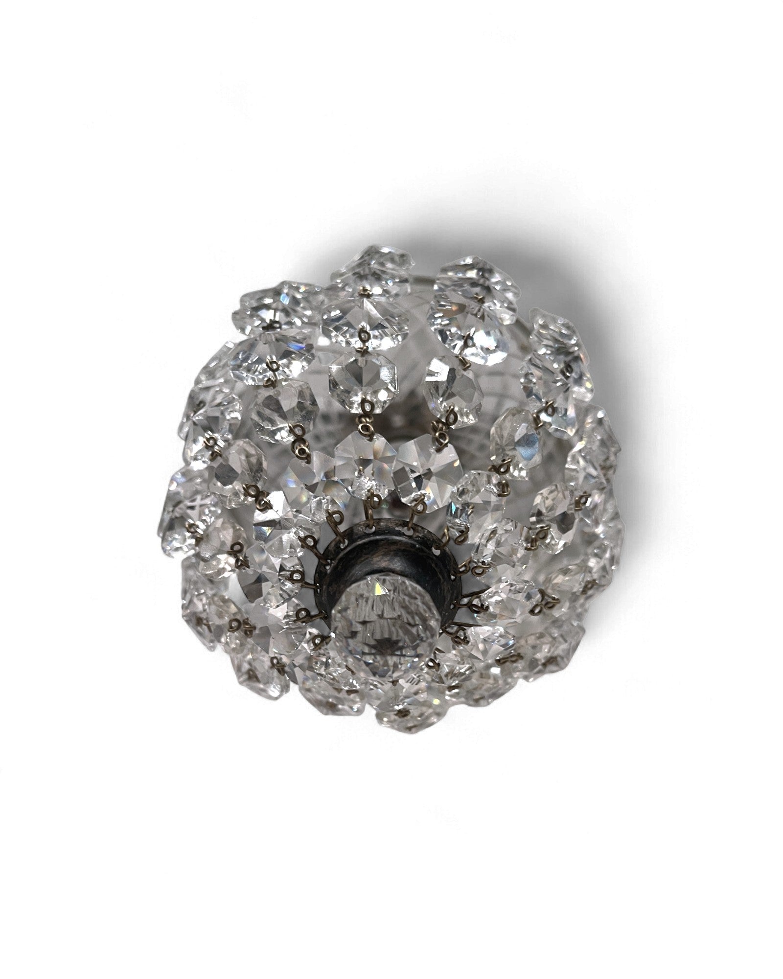 Vintage Kristallboll “Crystal Ball” Pendant Light