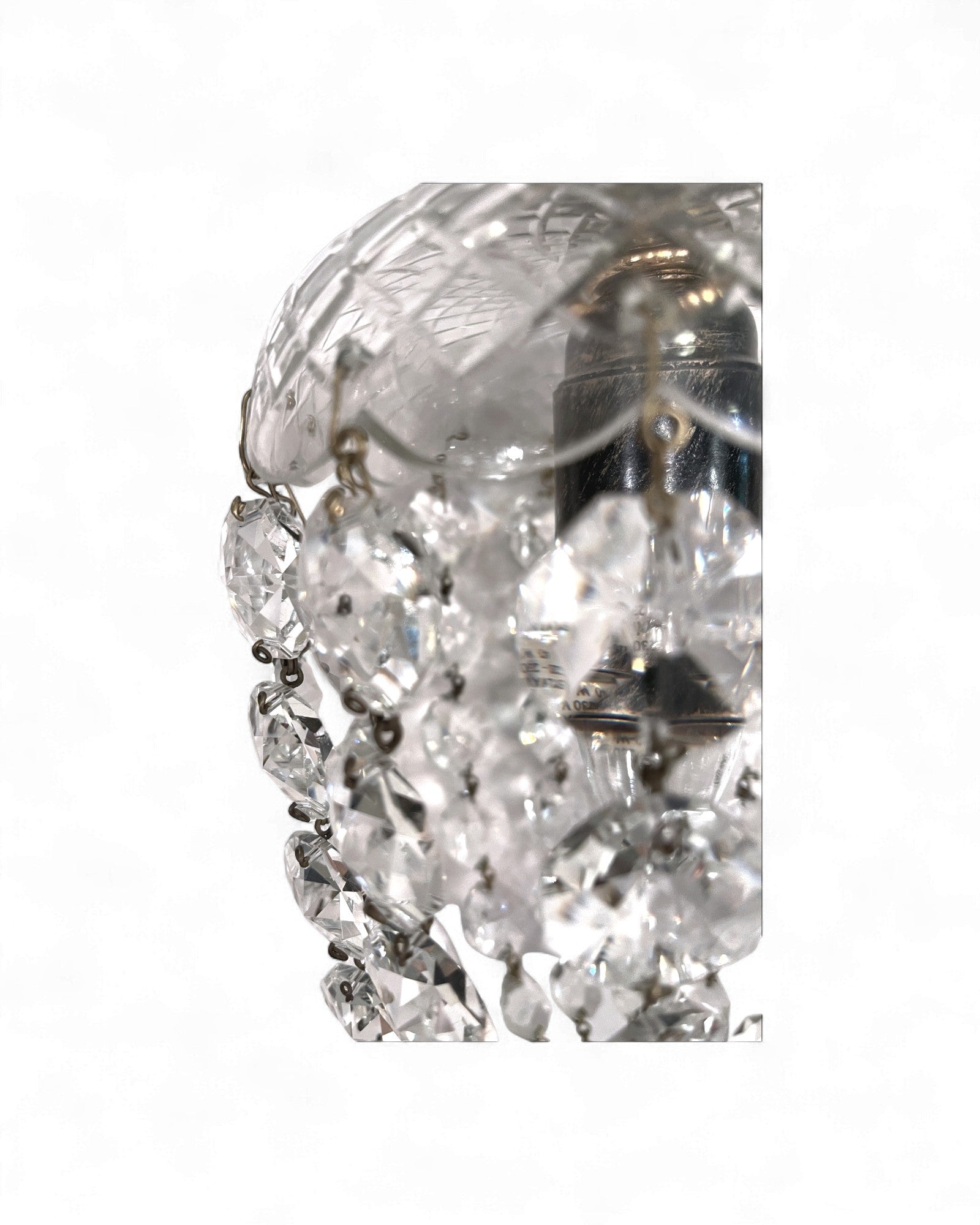 Vintage Kristallboll “Crystal Ball” Pendant Light