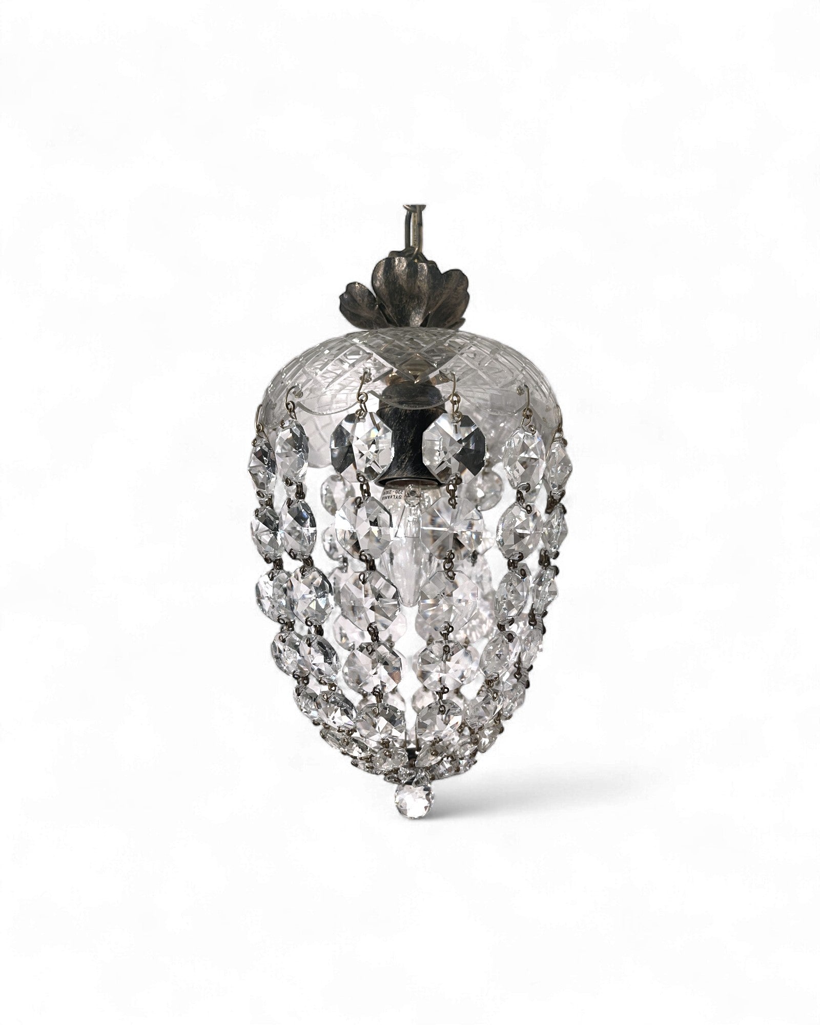 Vintage Kristallboll “Crystal Ball” Pendant Light