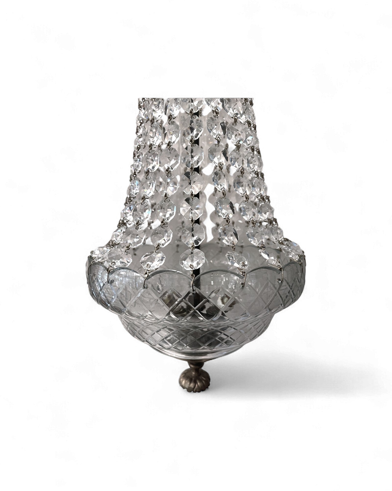 Empire-Style Crystal “Tent and Bag” Chandelier