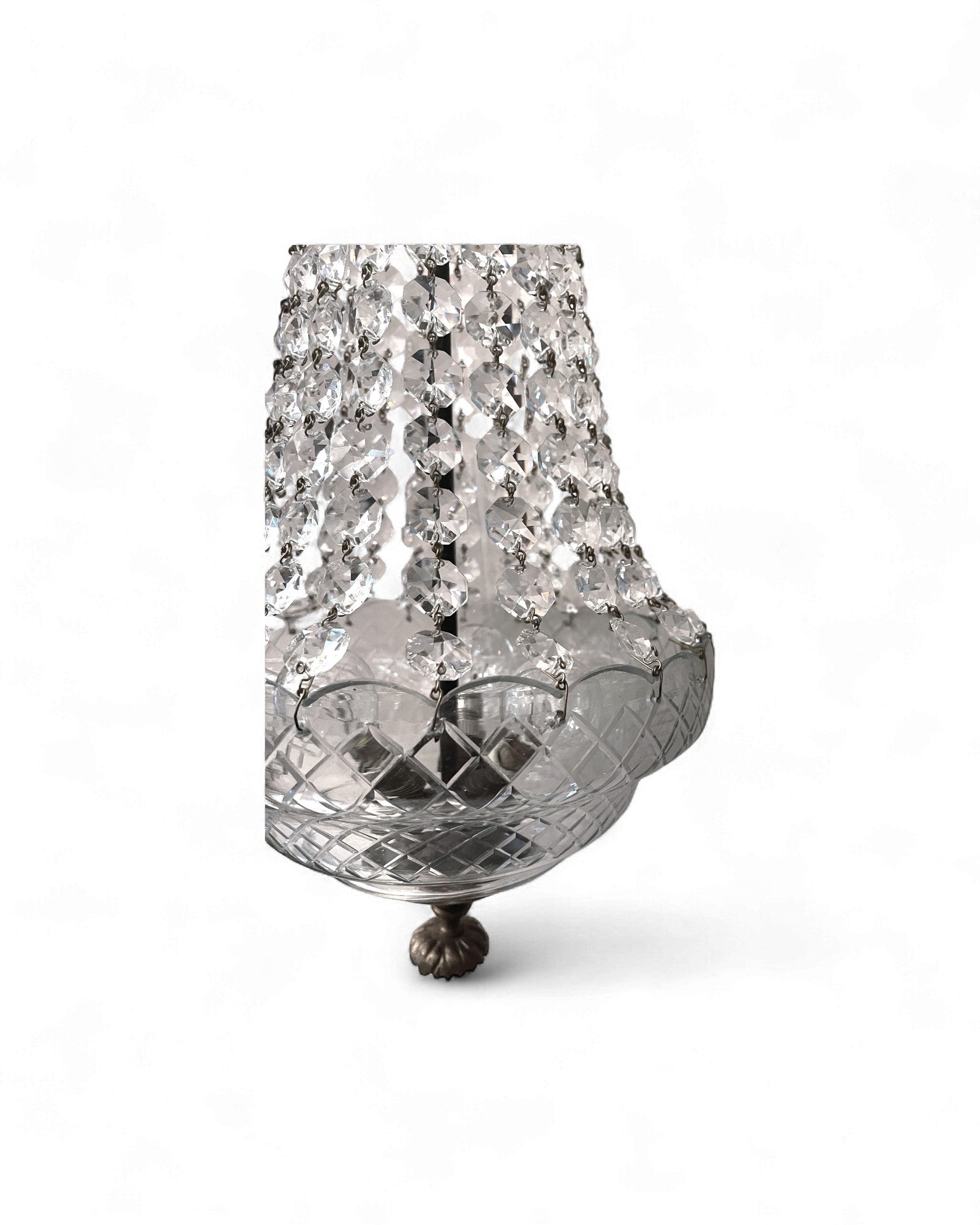 Empire-Style Crystal “Tent and Bag” Chandelier