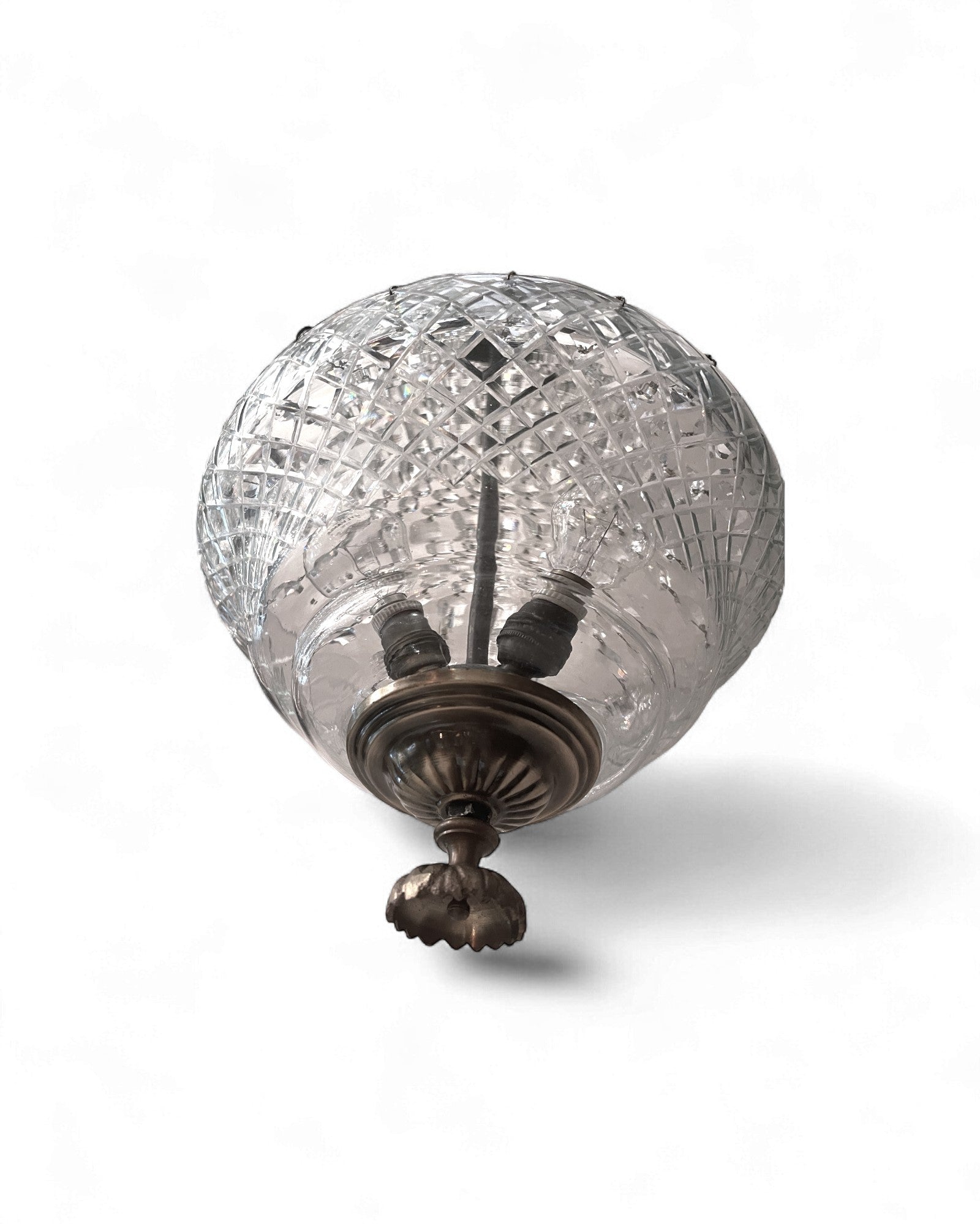 Empire-Style Crystal “Tent and Bag” Chandelier