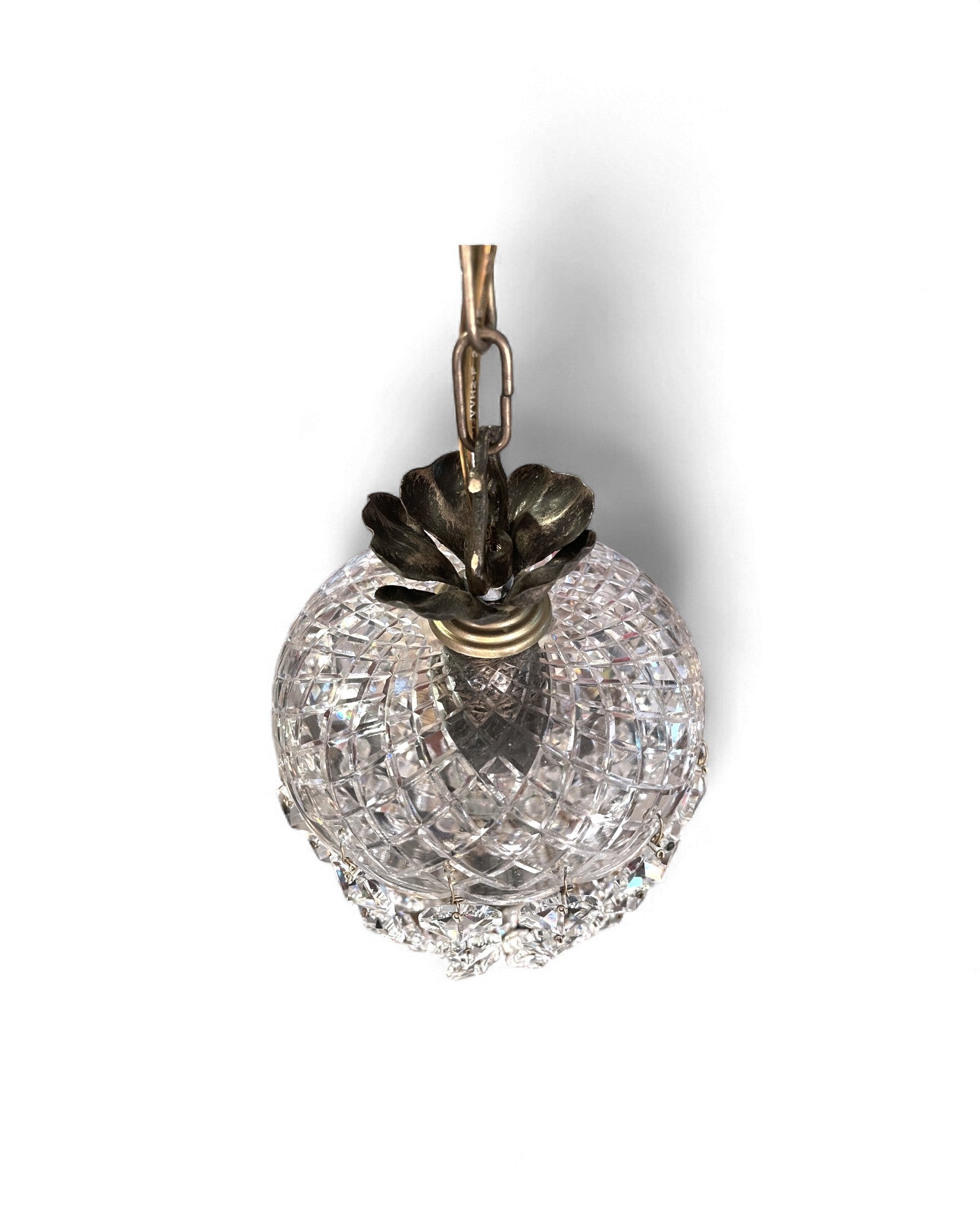 Vintage Kristallboll “Crystal Ball” Pendant Light