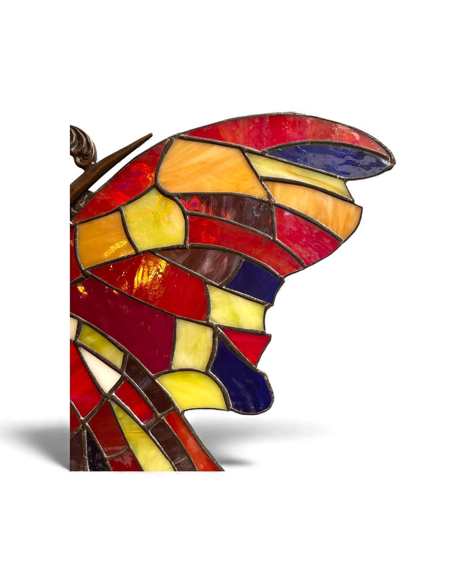 Stained Glass “Butterfly Lady” Wall Sculpture