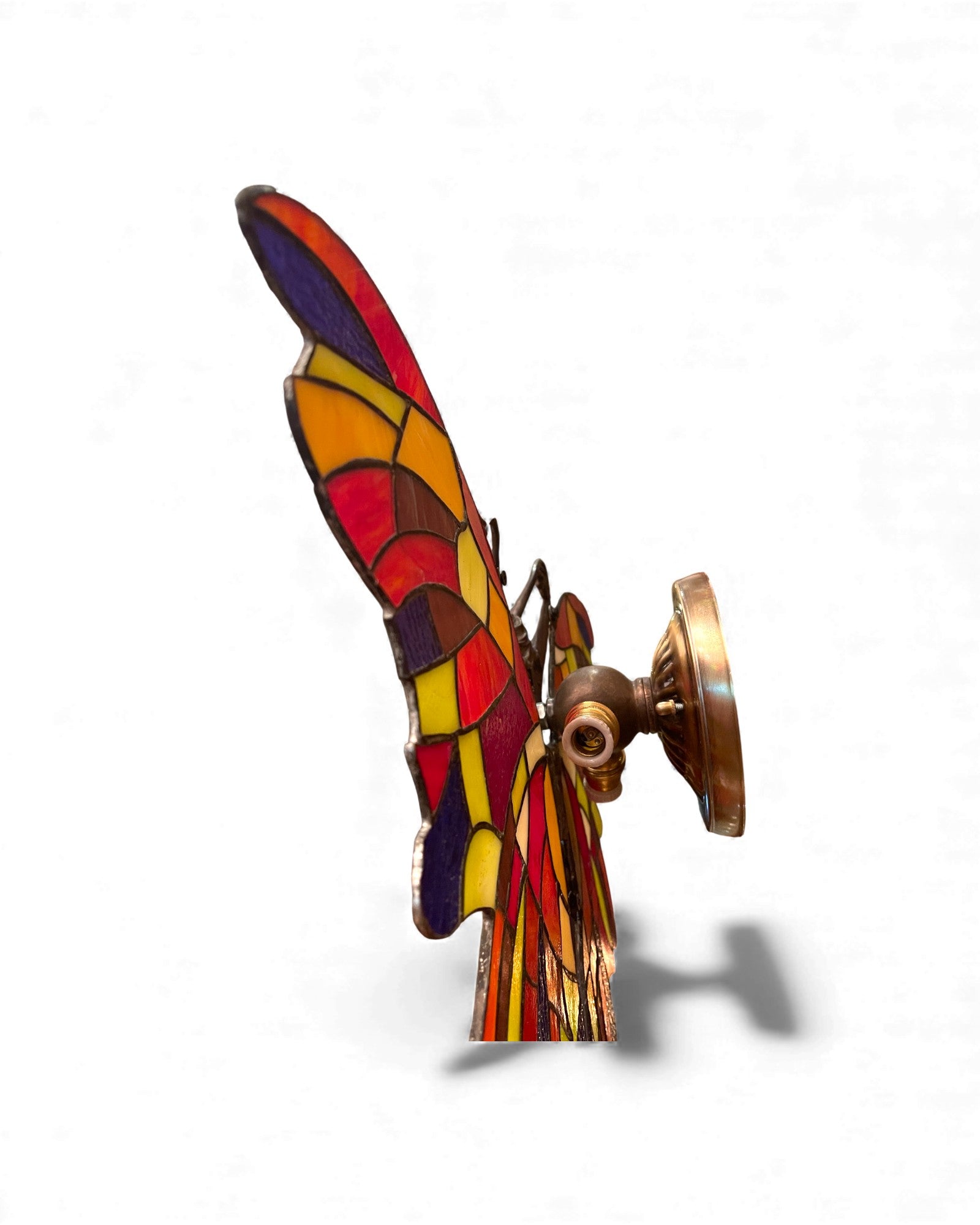 Stained Glass “Butterfly Lady” Wall Sculpture