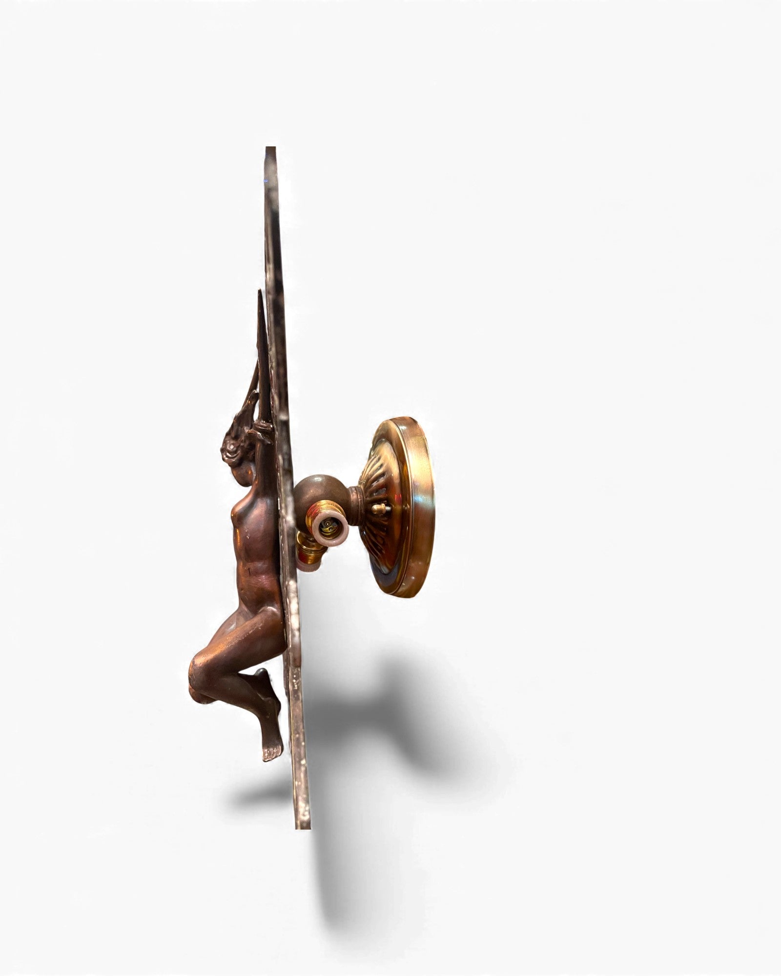 Stained Glass “Butterfly Lady” Wall Sculpture