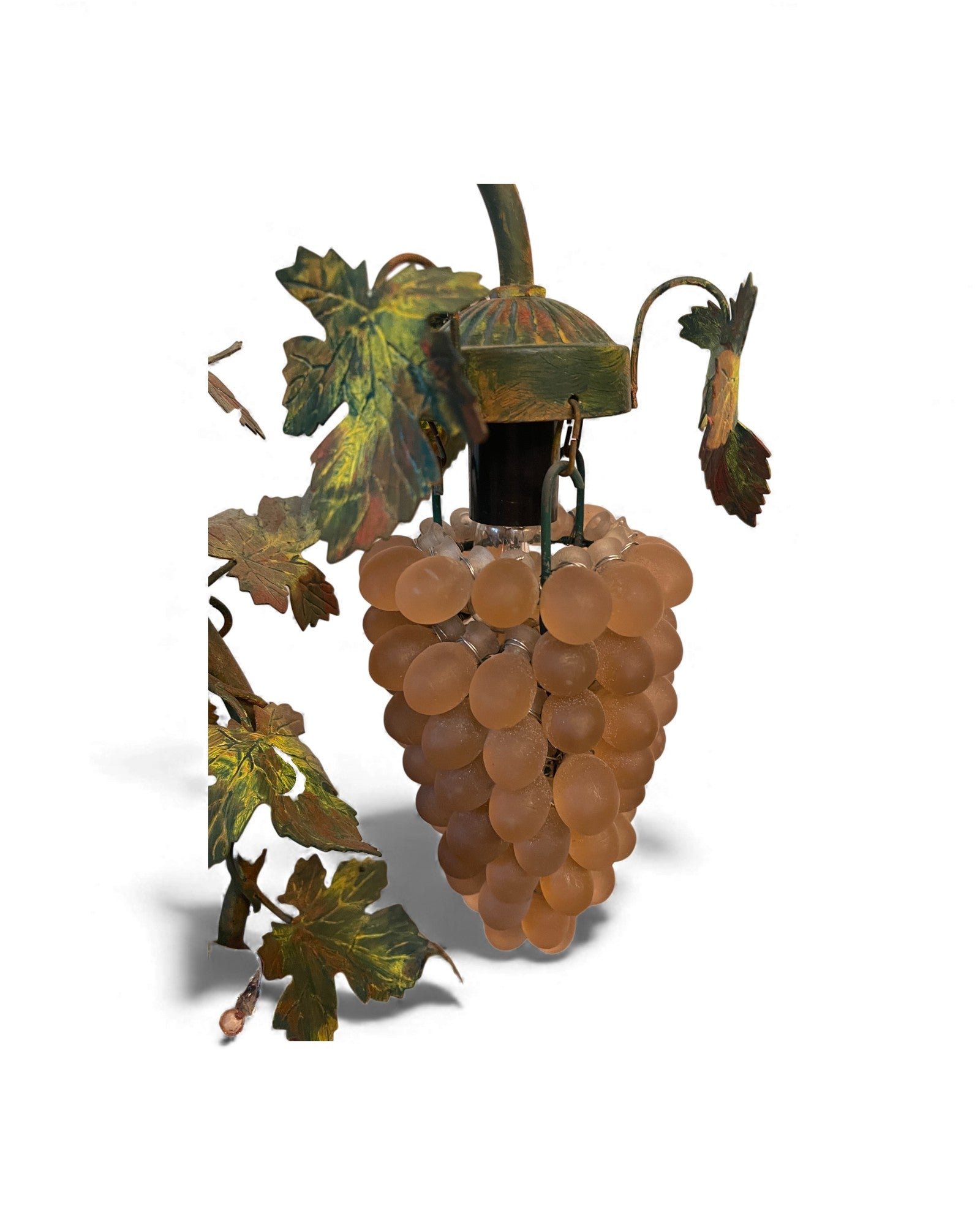 2-Globe Murano Glass Grape Table Lamp