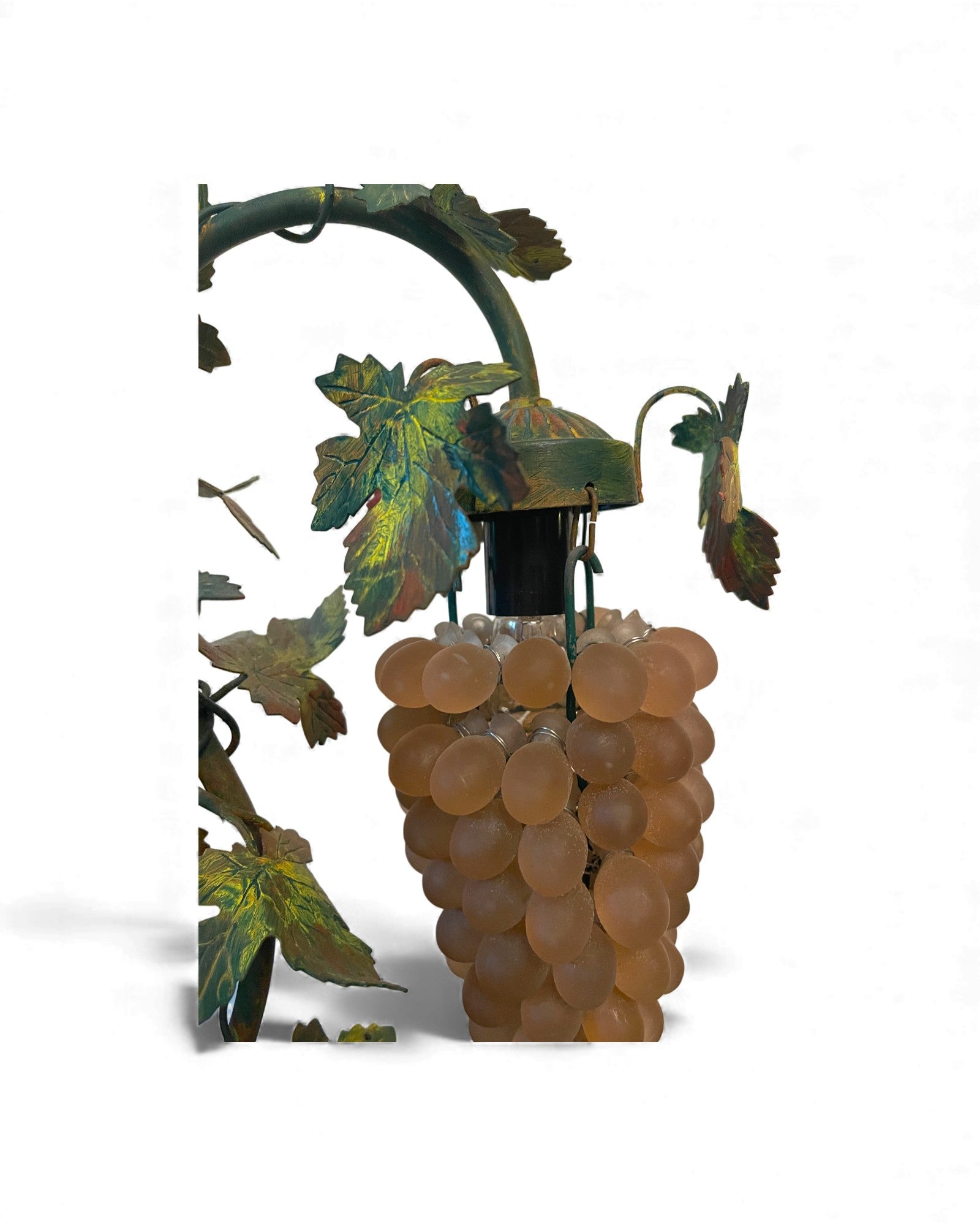 2-Globe Murano Glass Grape Table Lamp