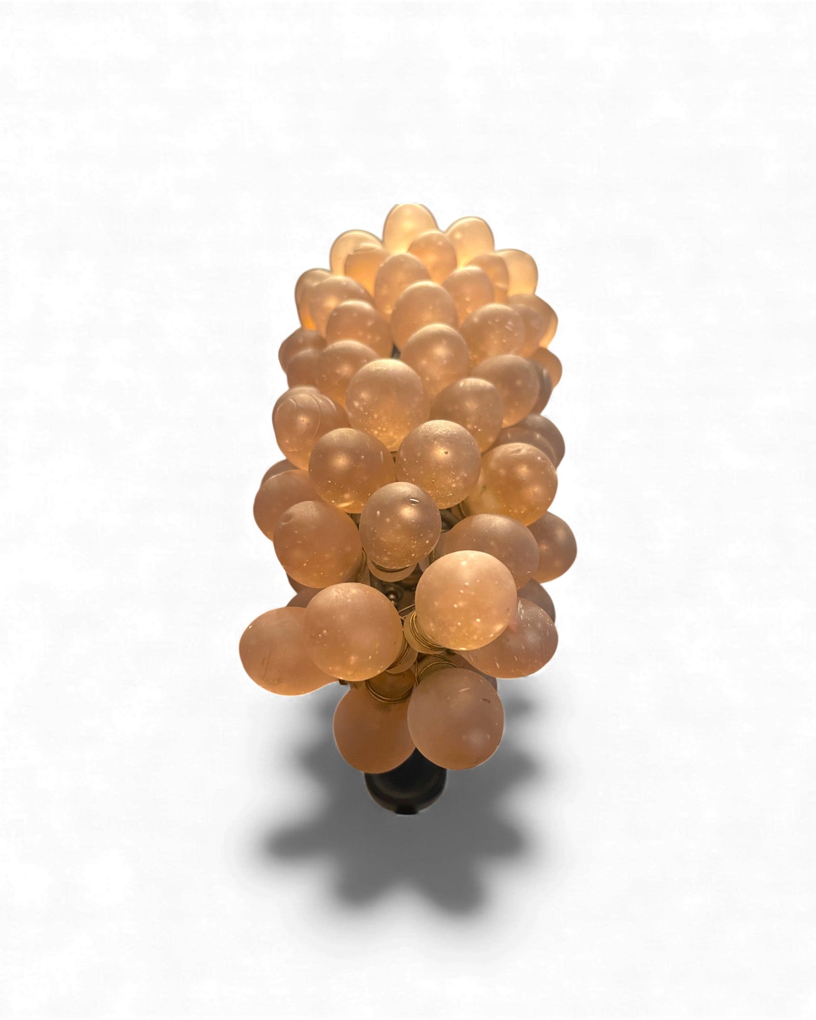 1-Globe Murano Glass Grape Wall Lamp