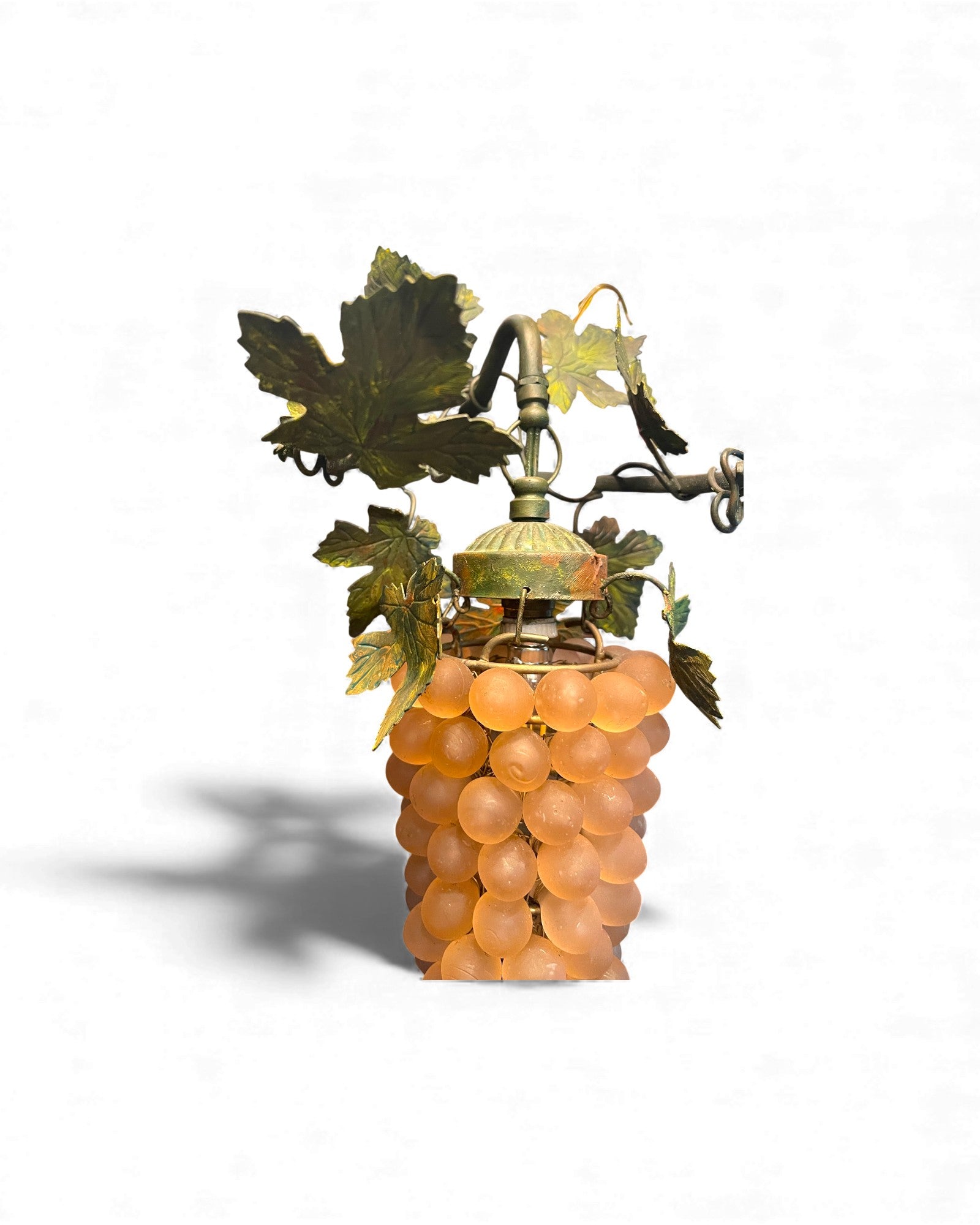 1-Globe Murano Glass Grape Wall Lamp