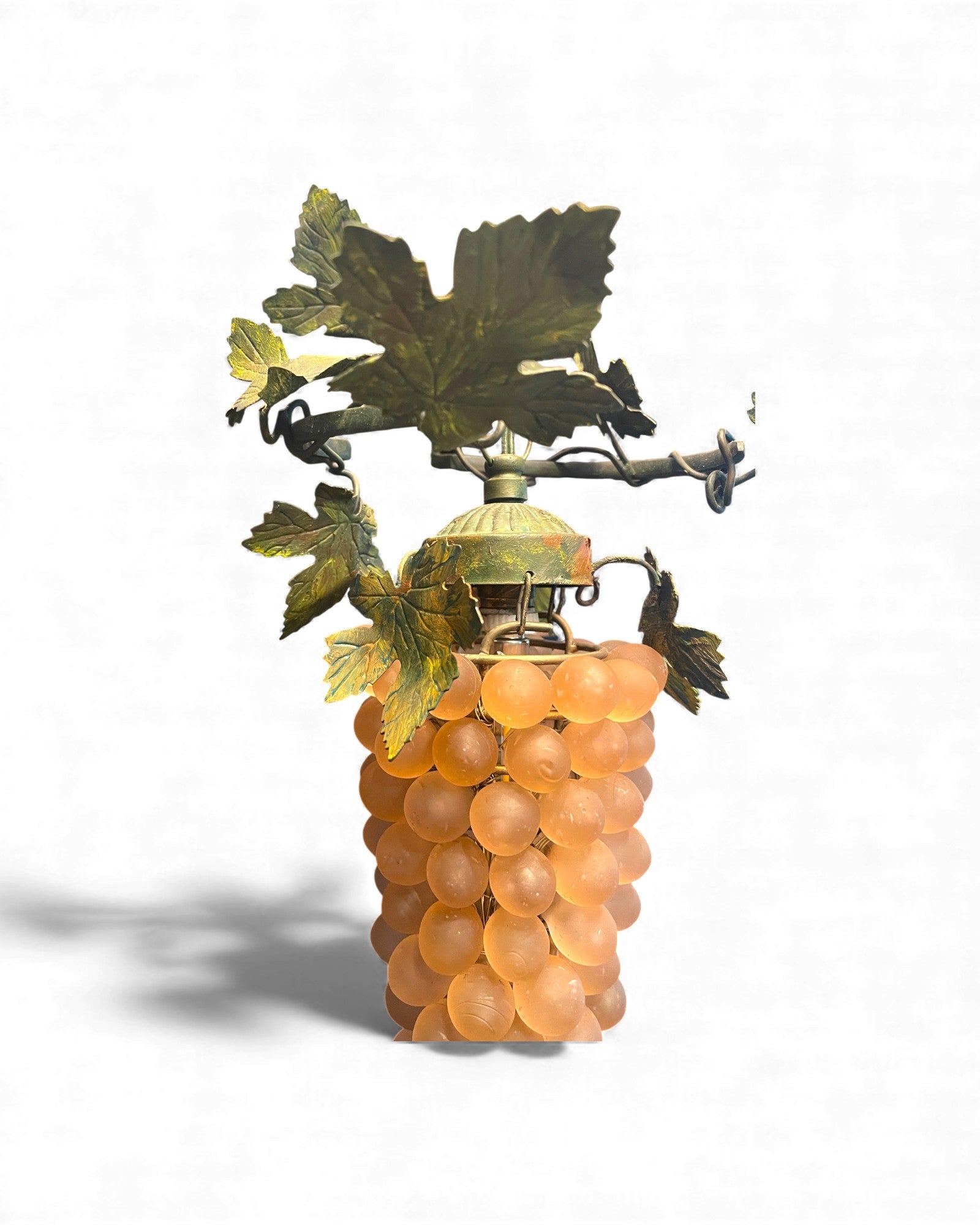 1-Globe Murano Glass Grape Wall Lamp